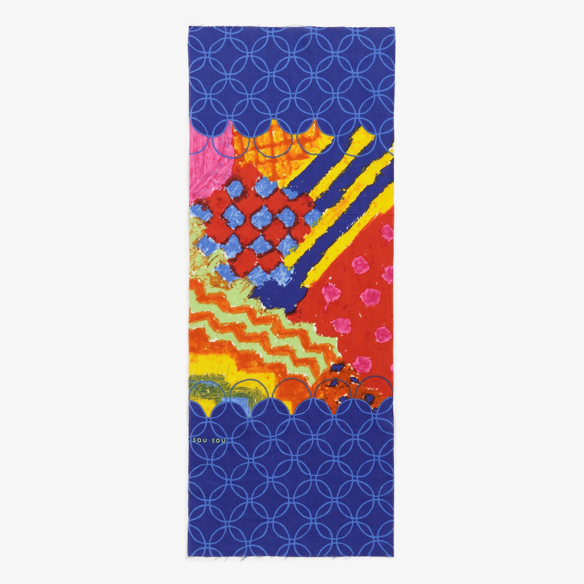 【官网限定】伊势木棉图案纹样手巾／师走热闹