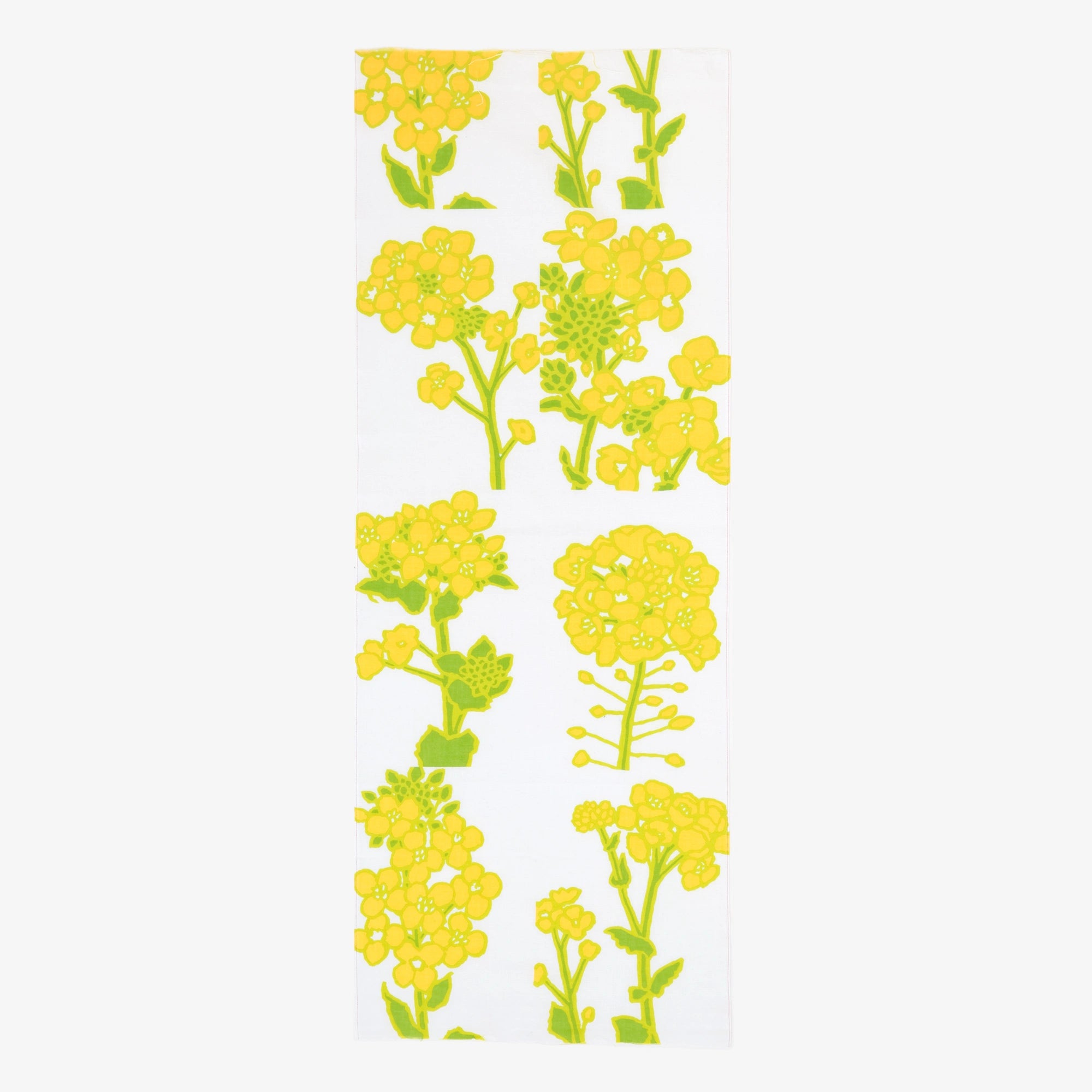 伊勢木綿 textile手ぬぐい/菜の花
