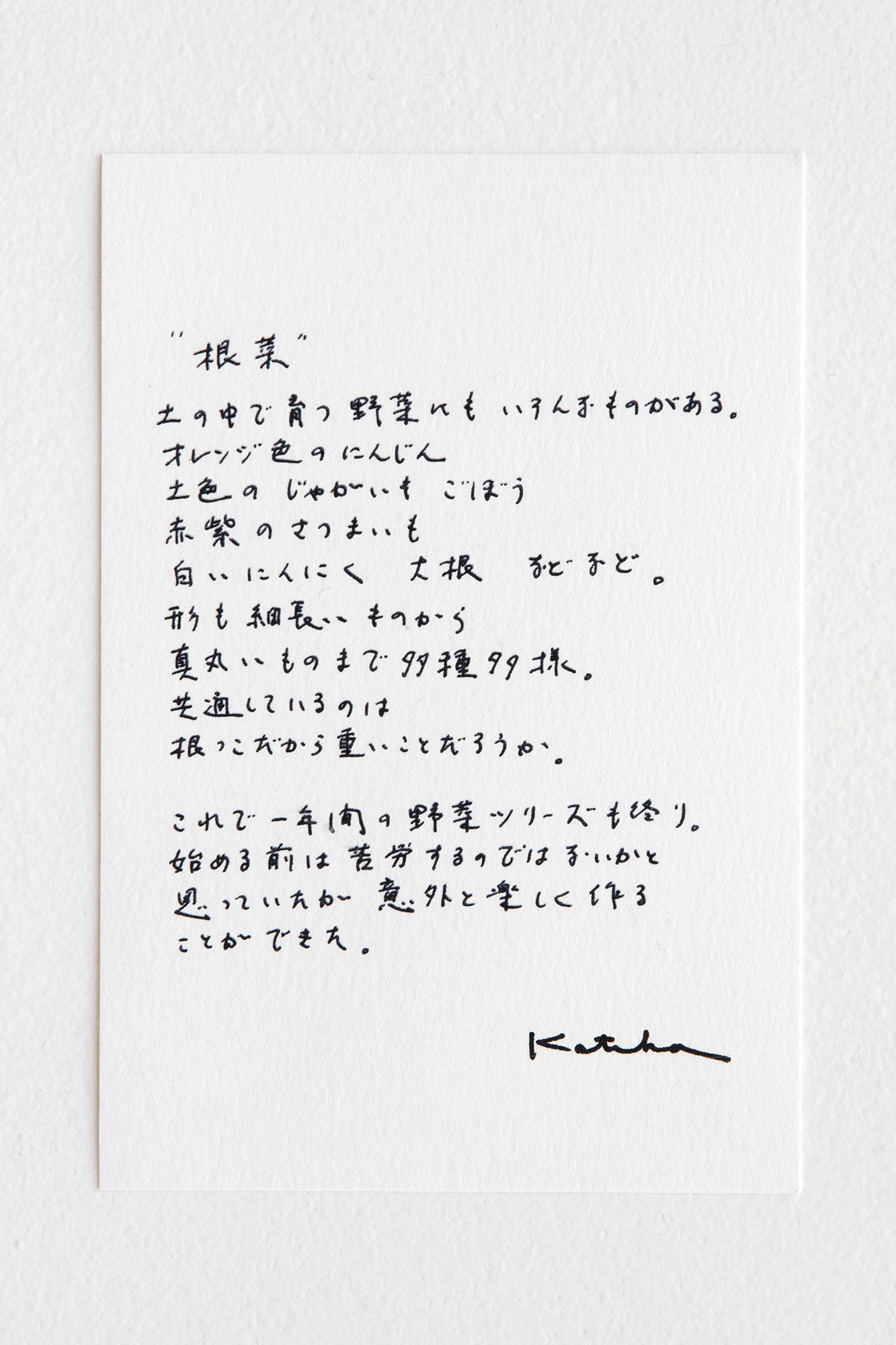 伊勢木棉圖案紋樣手巾/根菜