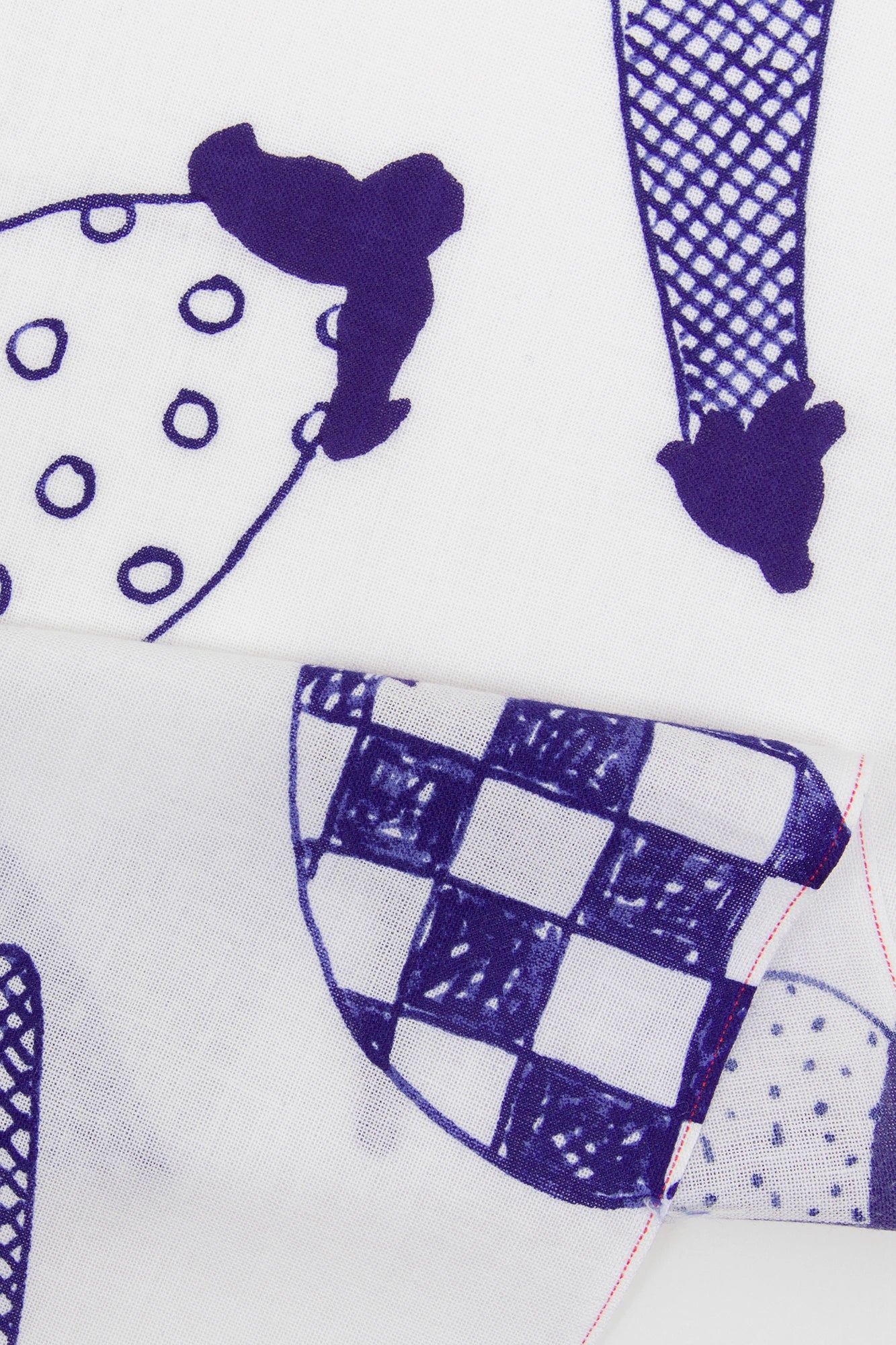 伊勢木綿 textile手ぬぐい（ひめ丈）／茄子（なす）