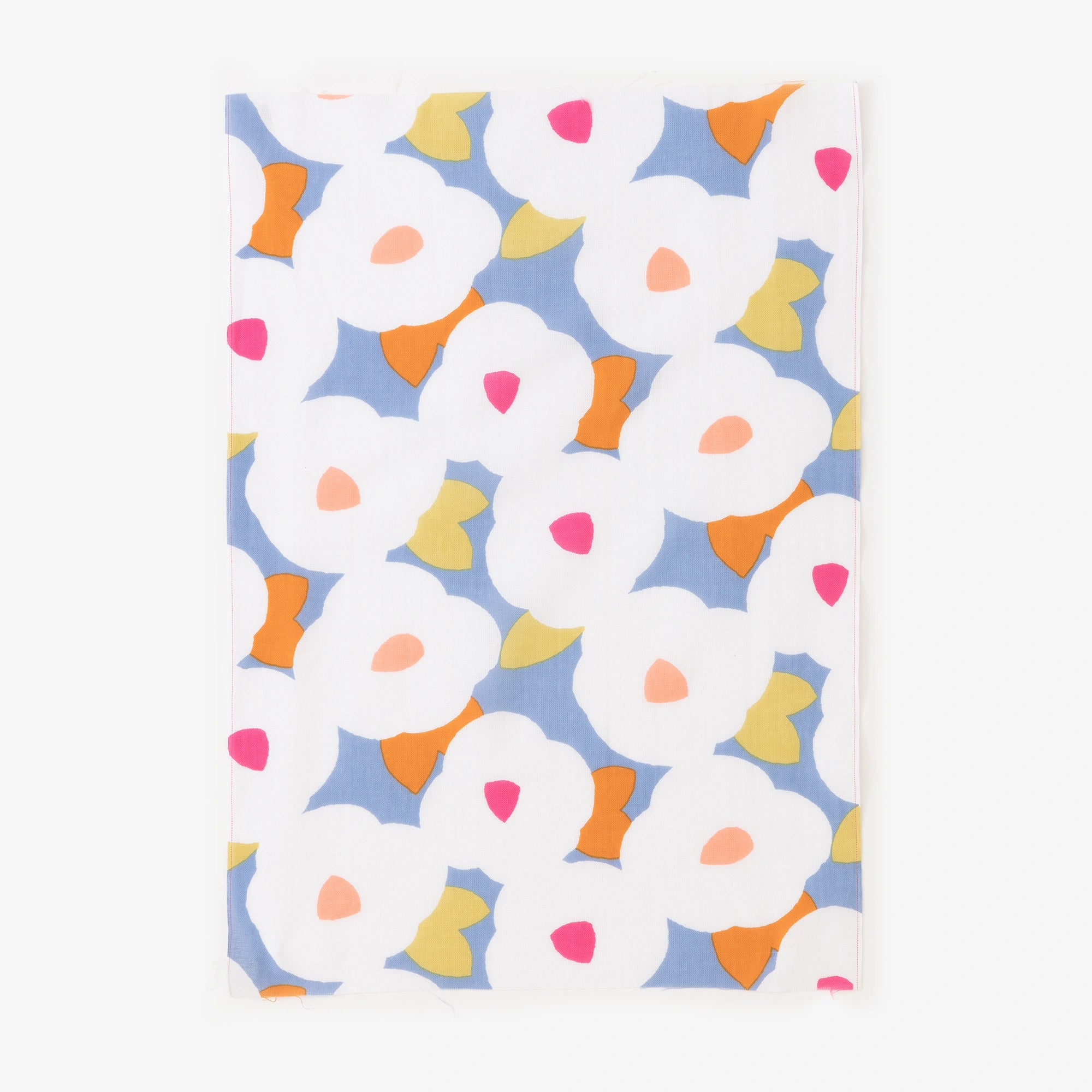 伊勢木綿 textile手ぬぐい（ひめ丈）／椿文 薄花色（うすはないろ）