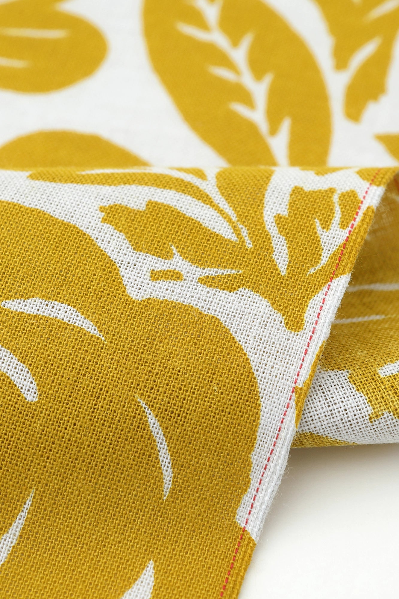 Ise-Baumwolltextil Tenugui (Hime-Länge)/Druck Senffarbe (Hanga Senffarbe)