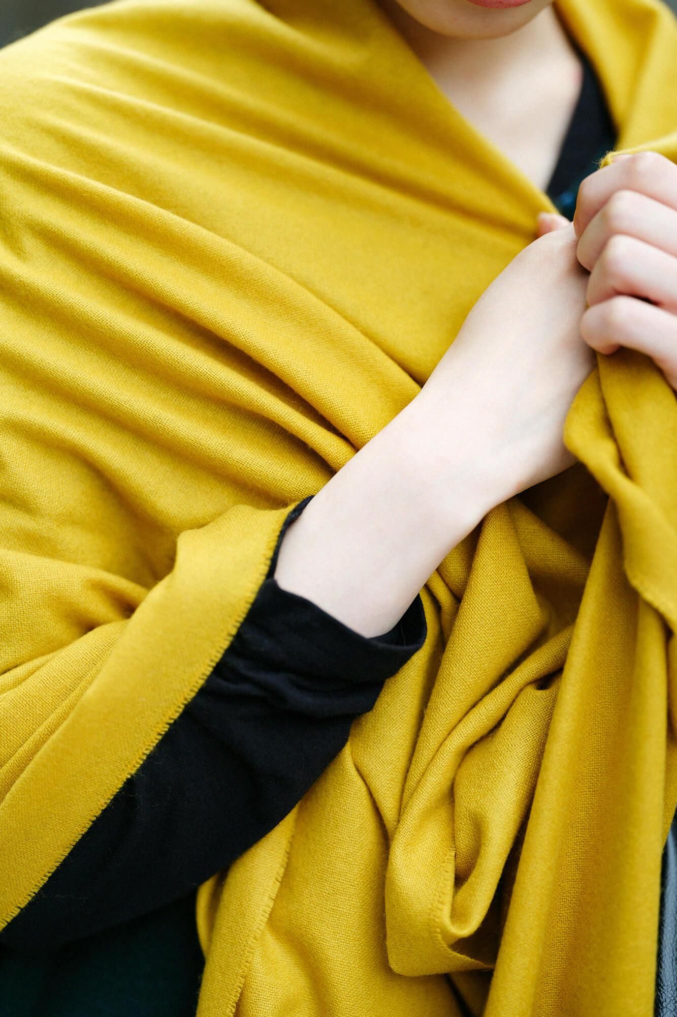 ベビーキャッシュ(R) ガーゼストール／黄金色（こがねいろ）