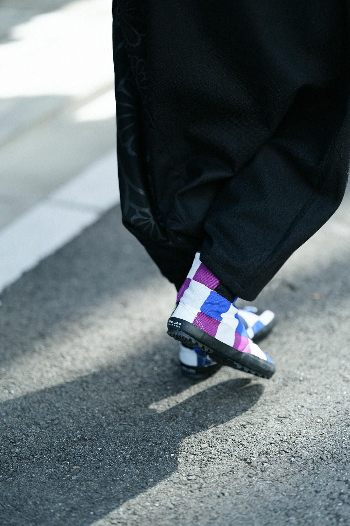 貼付地下足袋 ボア／日々（ひび）