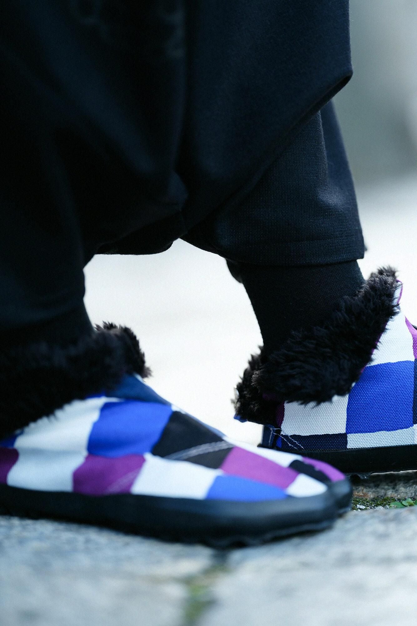 貼付地下足袋 ボア／日々（ひび）