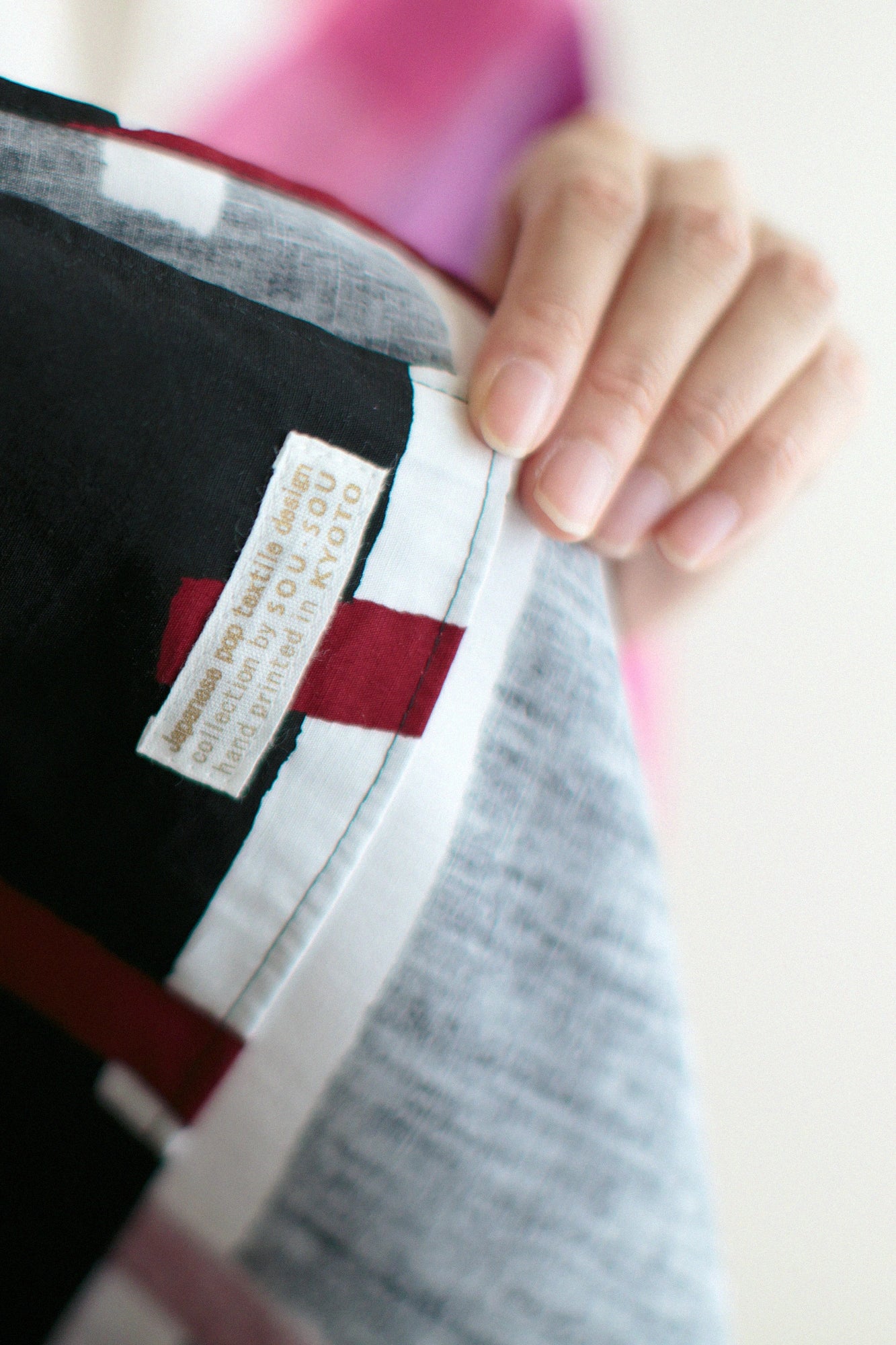 Hand-printed Furoshiki (Large) / Tobi