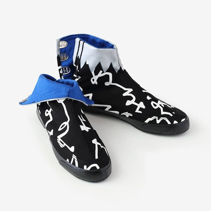 sousou 先丸地下足袋　文 濡羽色 先丸地下足袋／文 濡羽色（ふみ ぬればいろ）