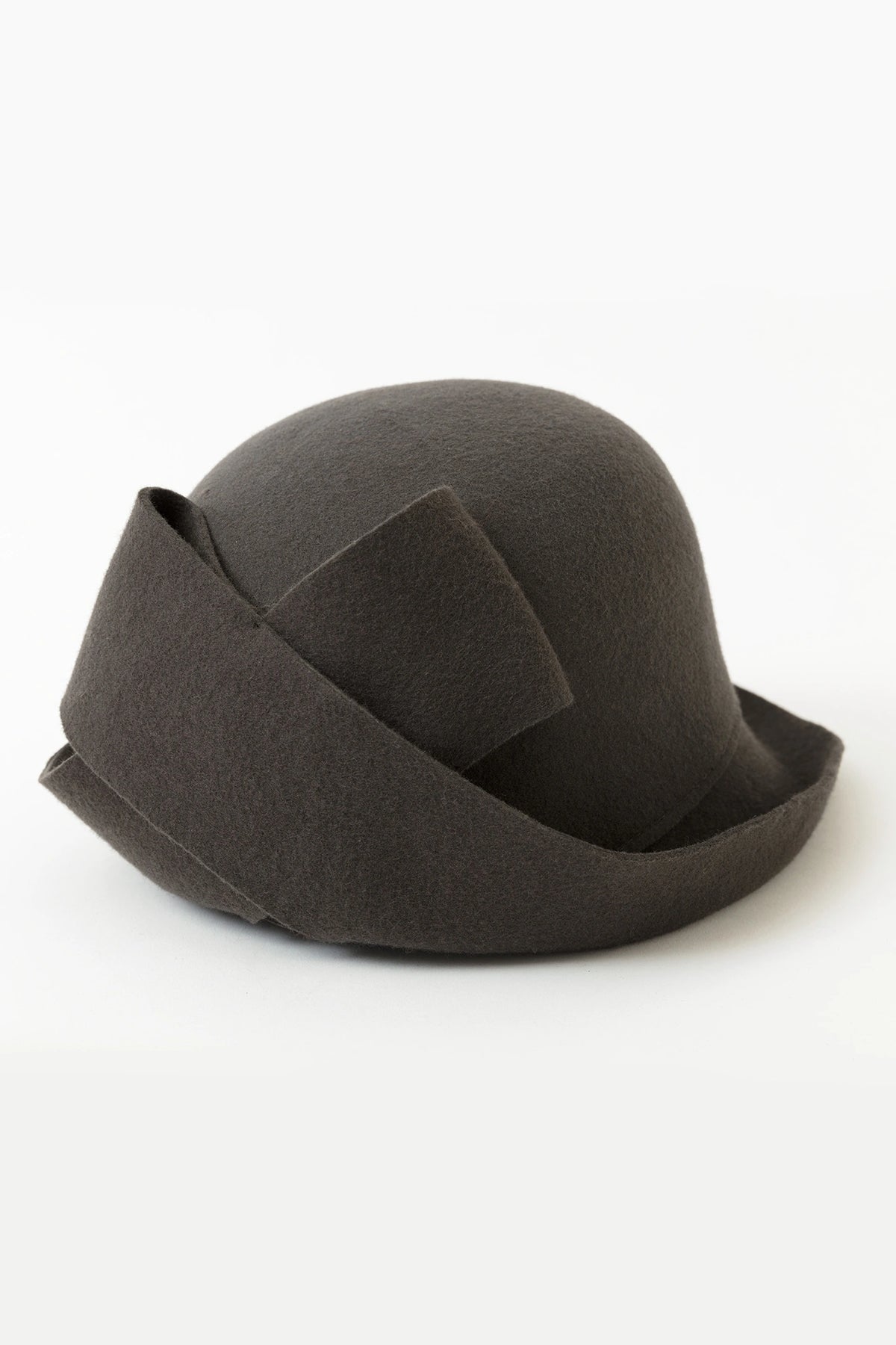 【Ships Ard 9/22】Felted Nene Ribbon Hat／Dark Brown