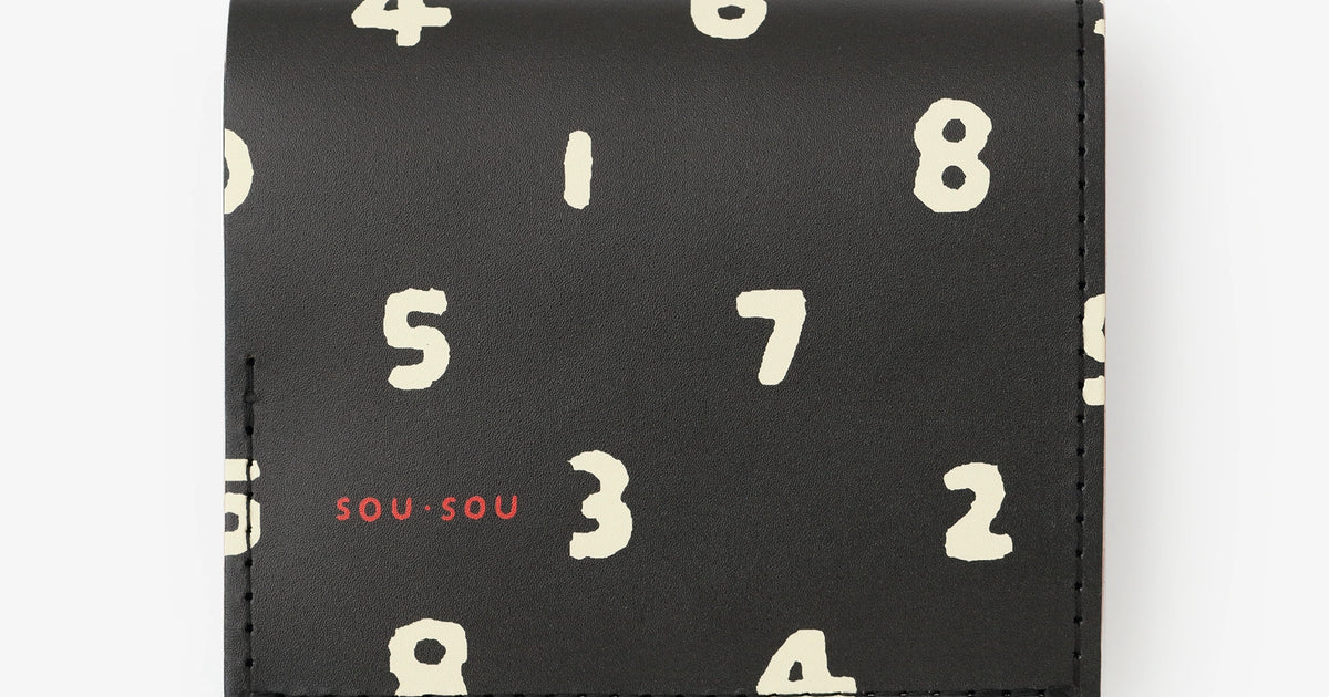 SOU・SOU×クアトロガッツ 小さいふ。／SO-SU-U 濡羽色（ぬればいろ）