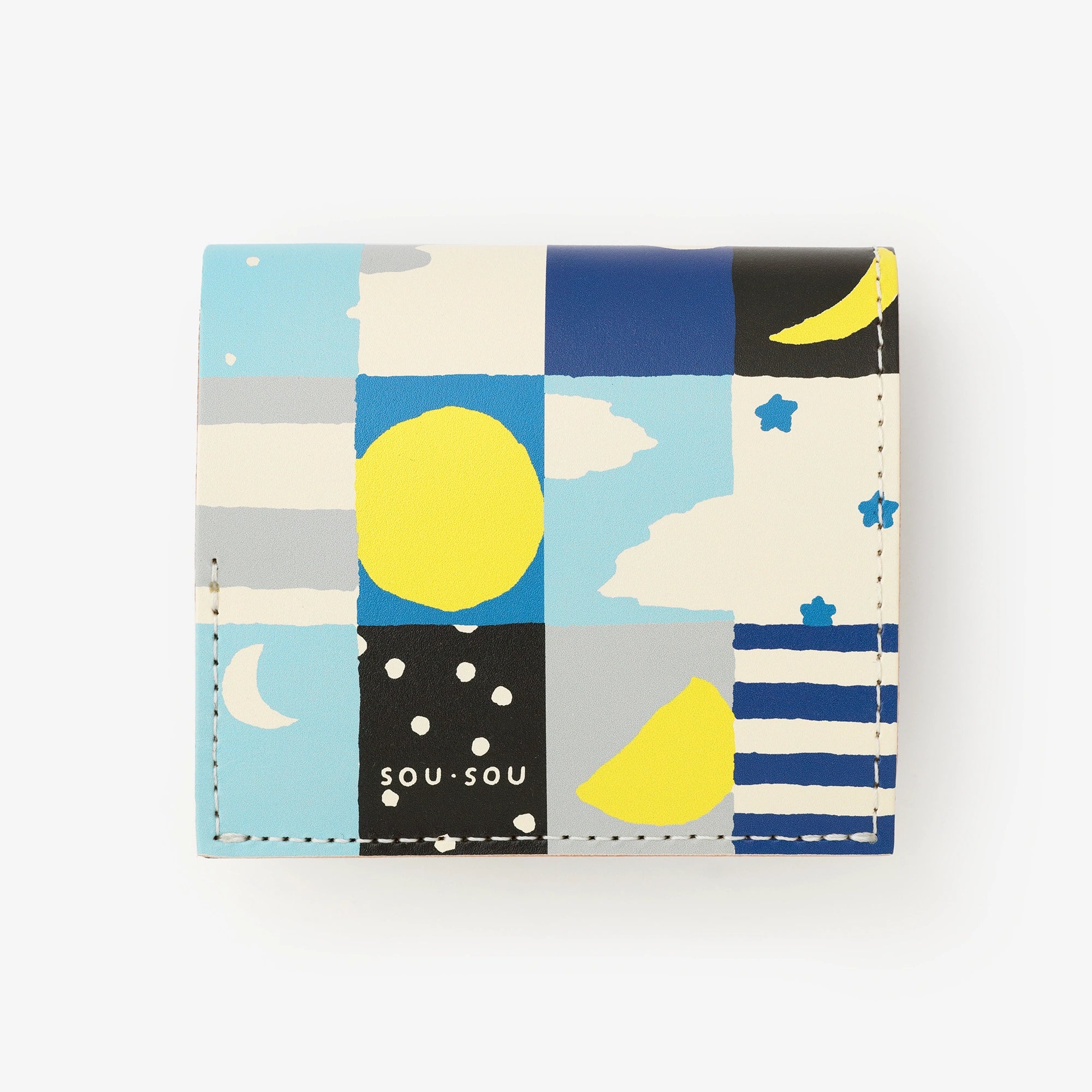 SOU・SOU×QUATRO GATS Smallet / Moon and Stars