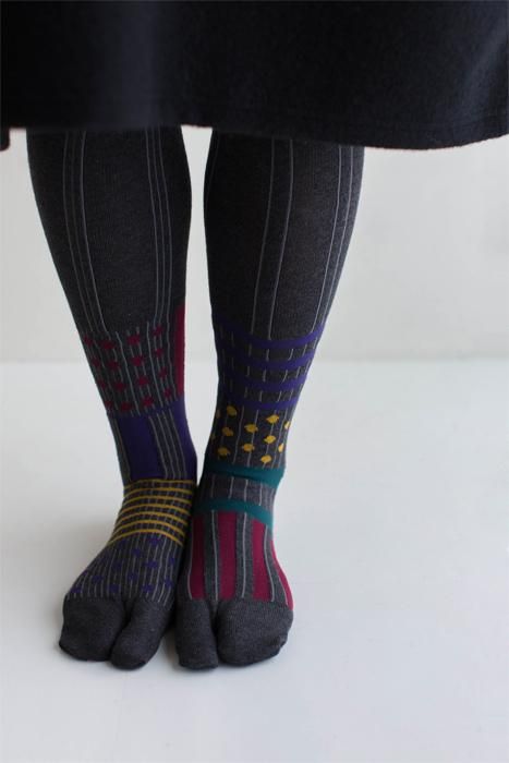 Tabi Socks（Under Knee）／Layering Dark Grey【Women】