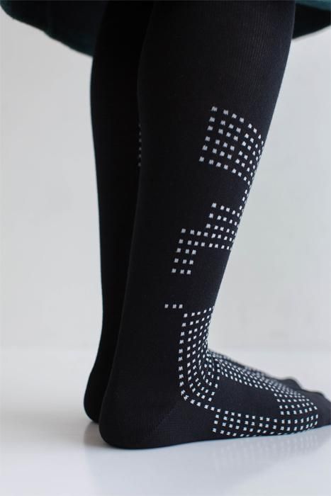 分趾襪（膝下長度）／影 黑色 【女性用】