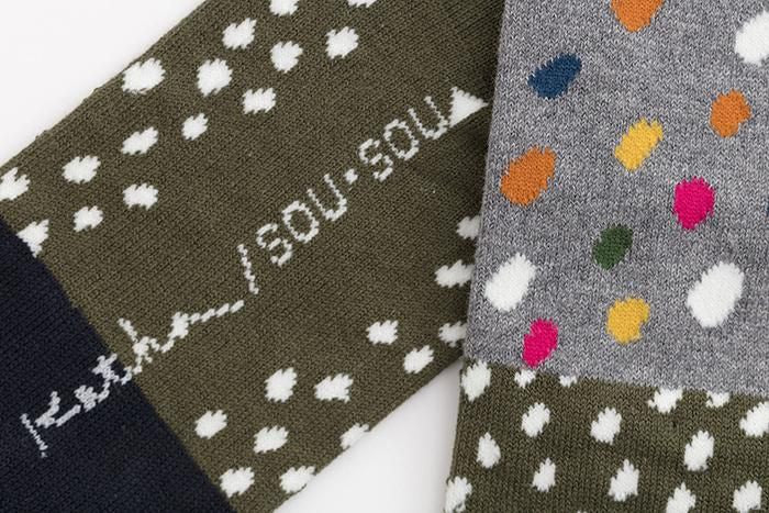 타비양말(무릎 아래) / 눈과 푸른 철 【여성용】