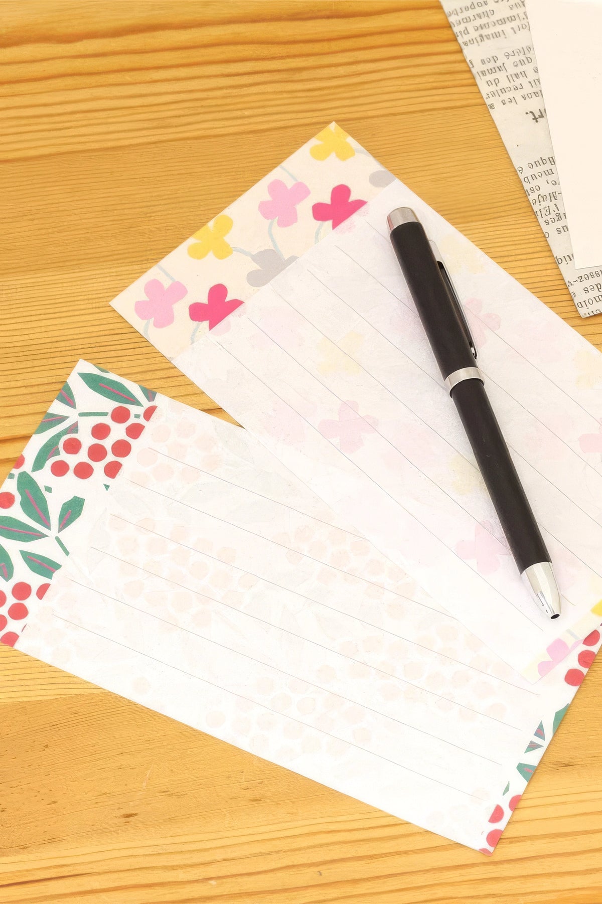 Note de voeux/Jeu de fleurs/Nantenchiku▲