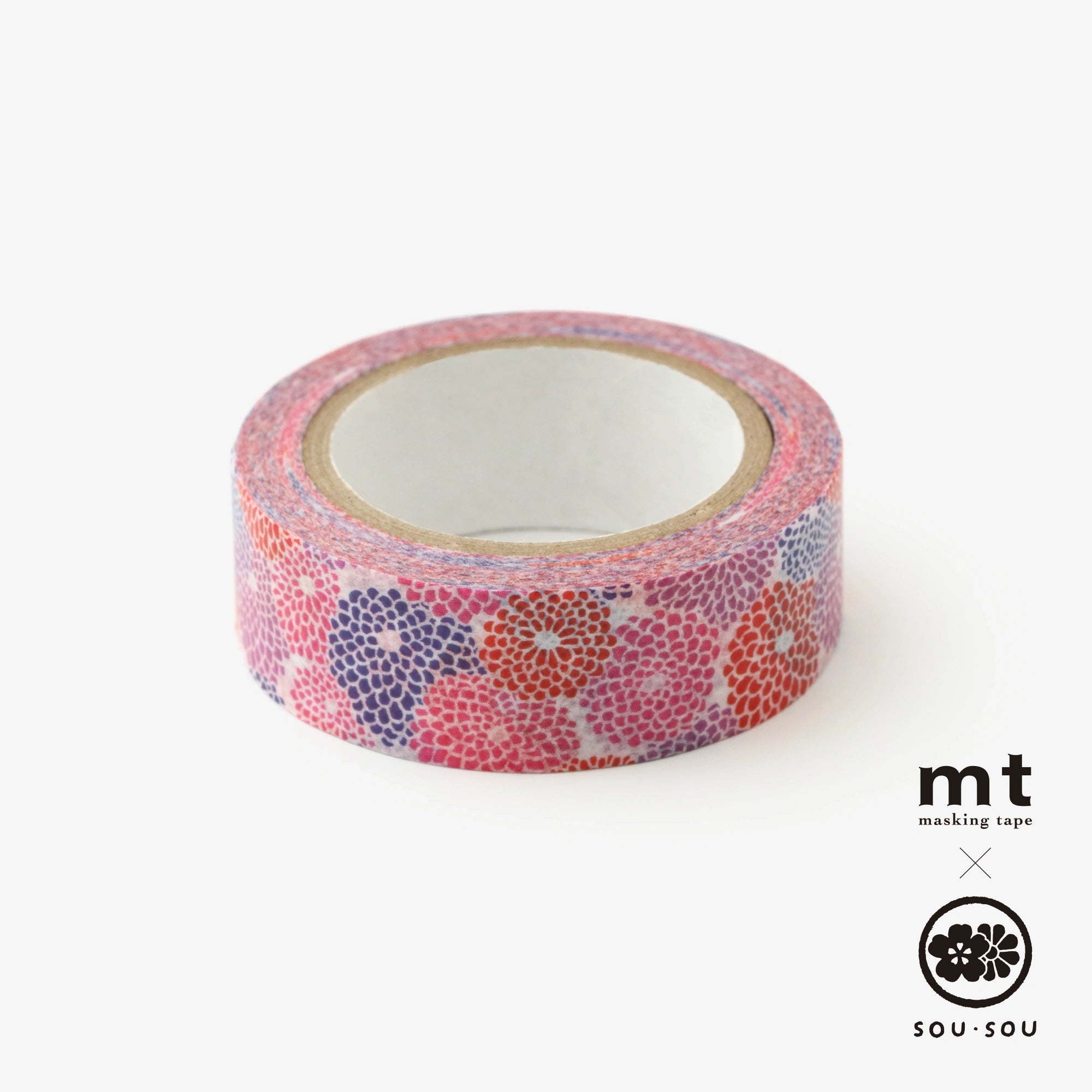 【官網限定】圖案紋樣・紙膠帶／全菊【1.5cm寬】