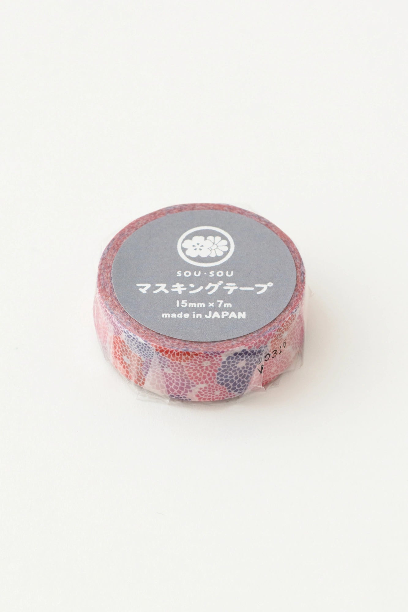 【官網限定】圖案紋樣・紙膠帶／全菊【1.5cm寬】