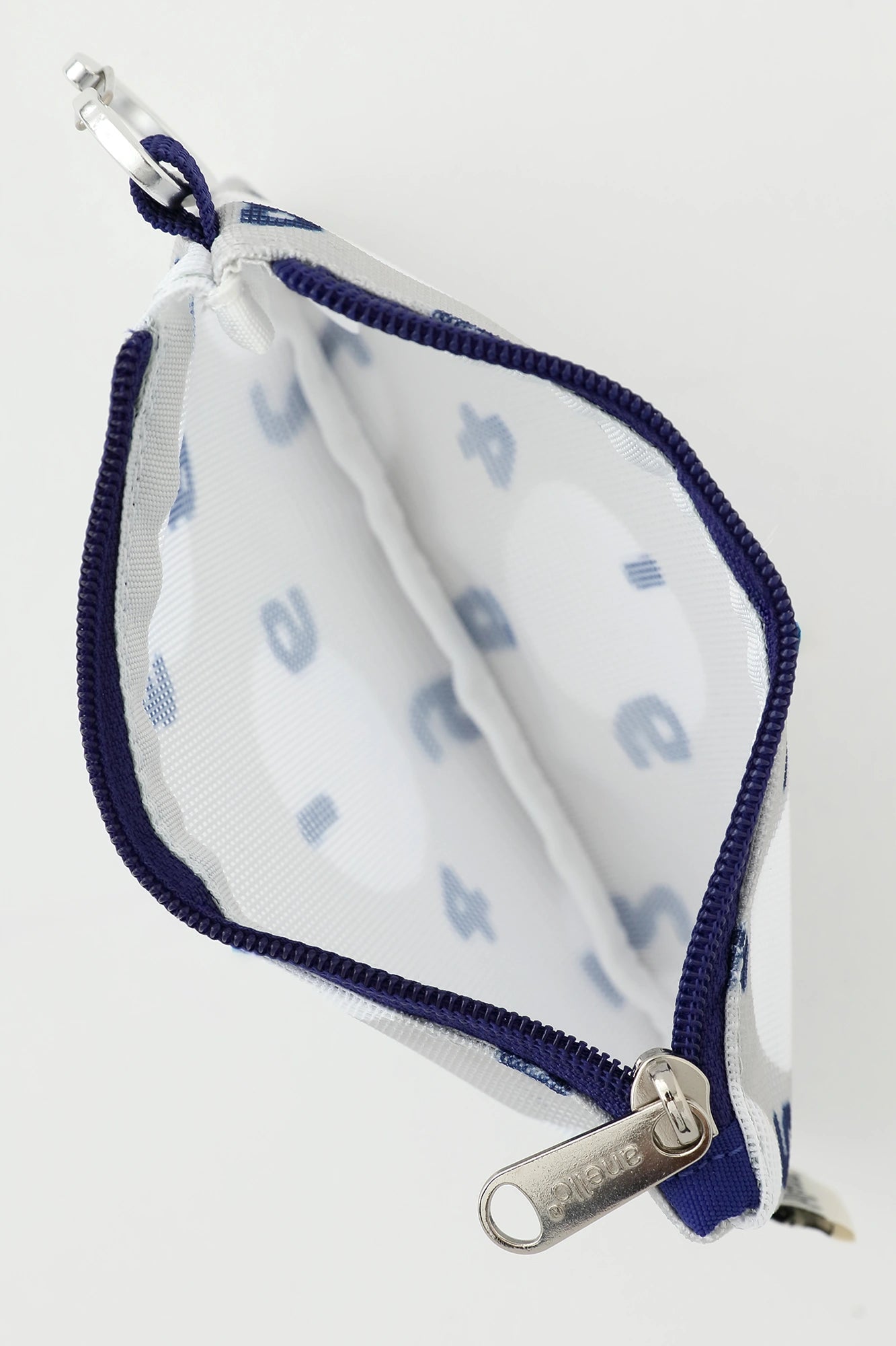 SOU・SOU×eslite bookstore Mesh Storage Pouch／SO-SU-U and Polka Dots SF Blue