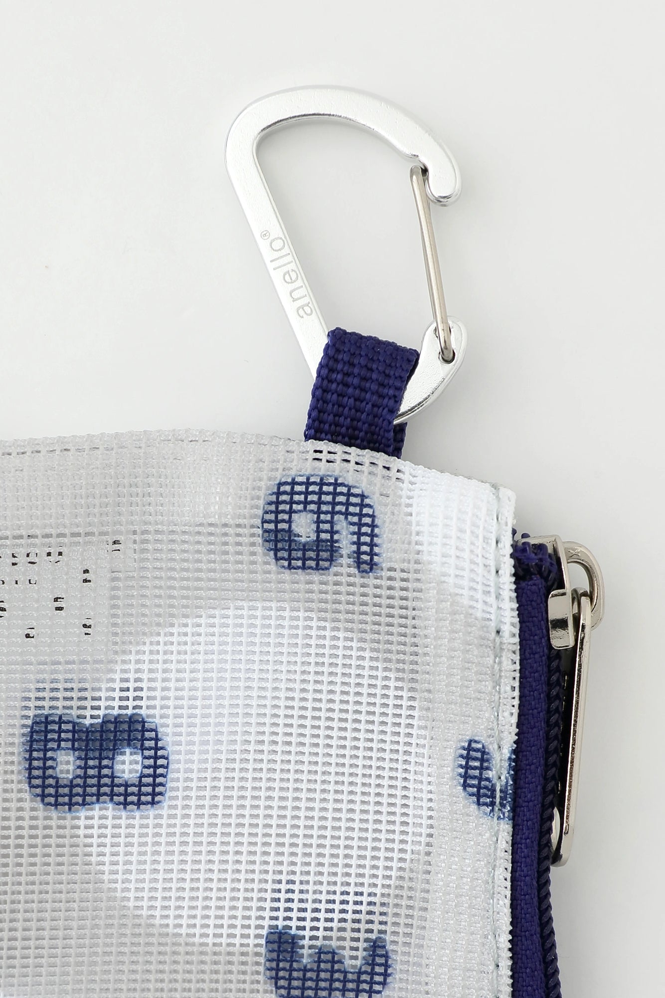 SOU・SOU×eslite bookstore Mesh Storage Pouch／SO-SU-U and Polka Dots SF Blue