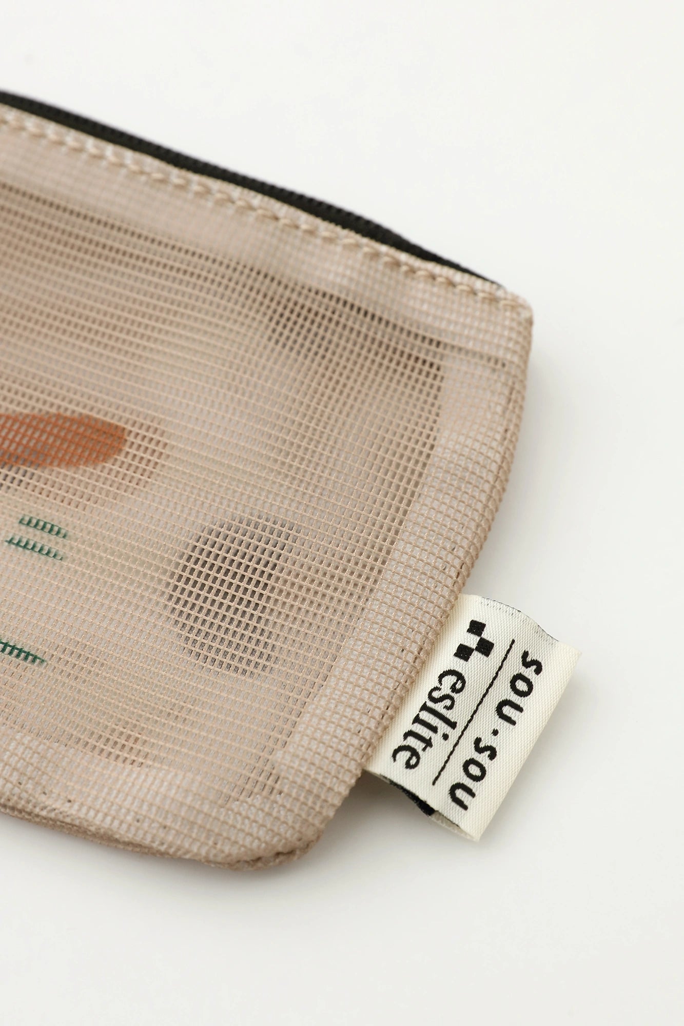 SOU・SOU×Eslite Bookstore Mesh-Aufbewahrungsbeutel/Calico-Katze