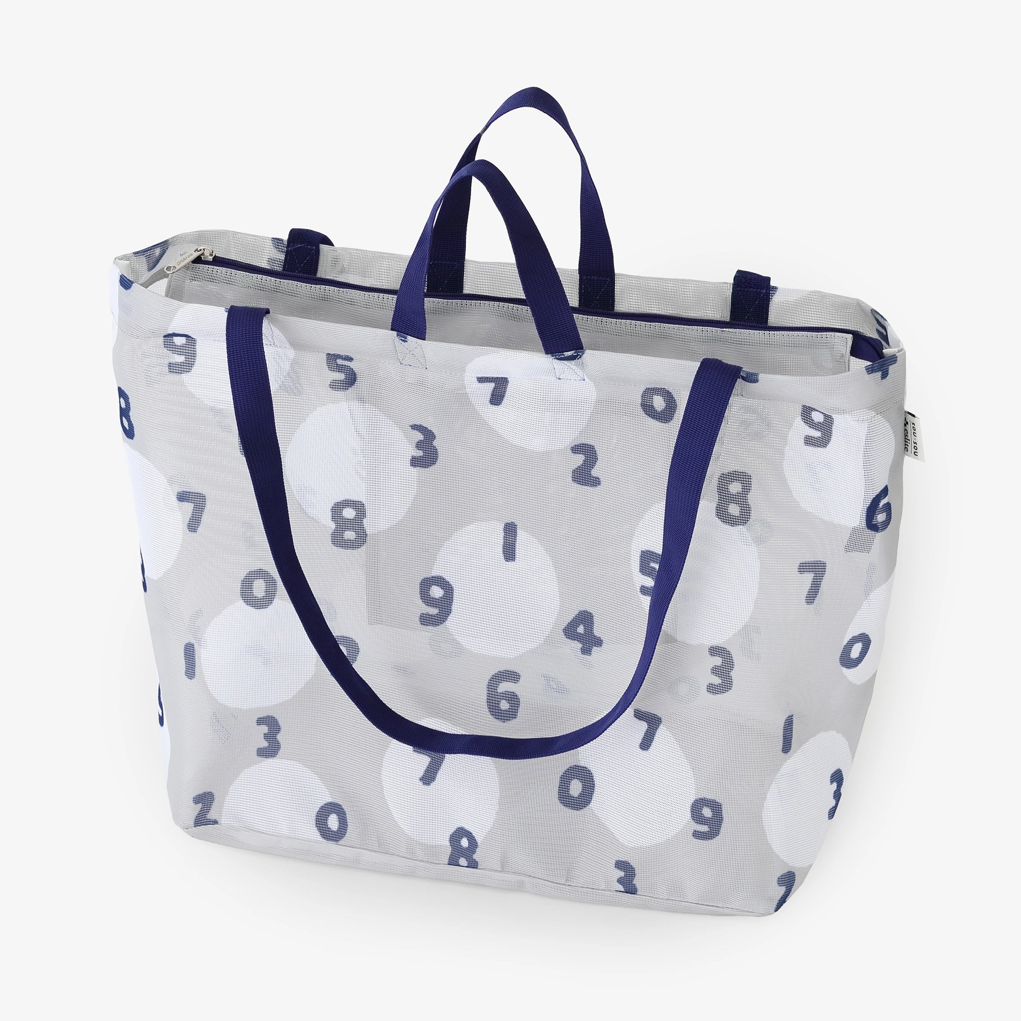 SOU・SOU× 성품 서점 2WAY 메쉬 백 /SO-SU-U그리고스이교쿠 SF 감색