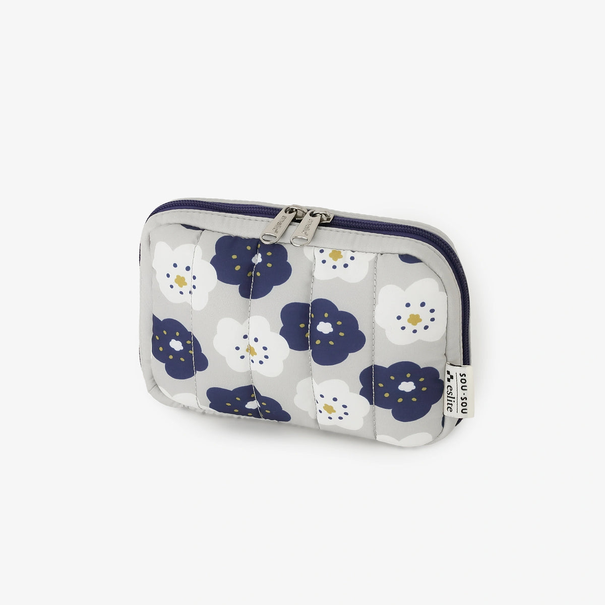 SOU・SOU×eslite bookstore Functional Storage Pouch／Smile SF Blue