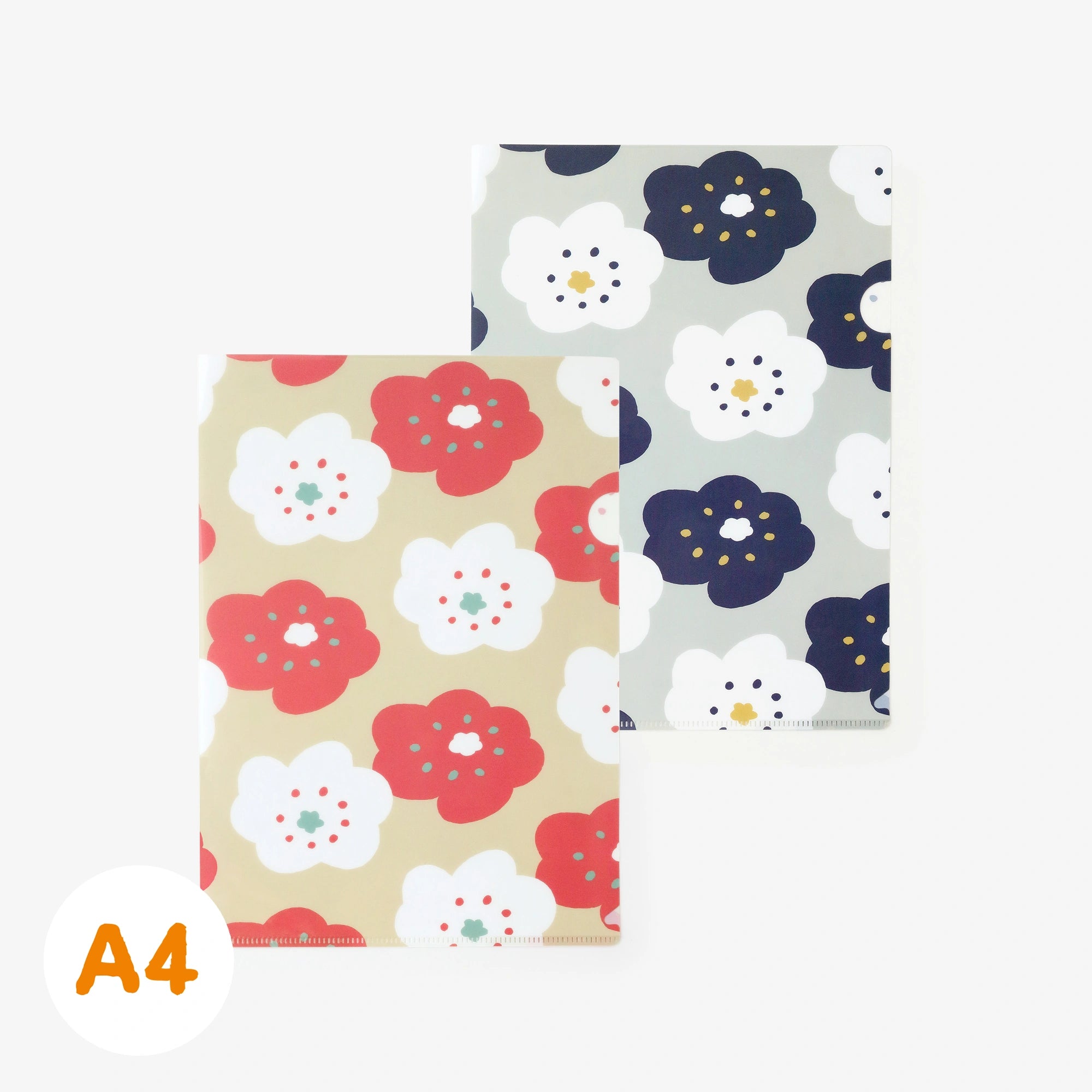 SOU・SOU× 성품 서점 A4 클리어 파일 2장 세트/호호에미