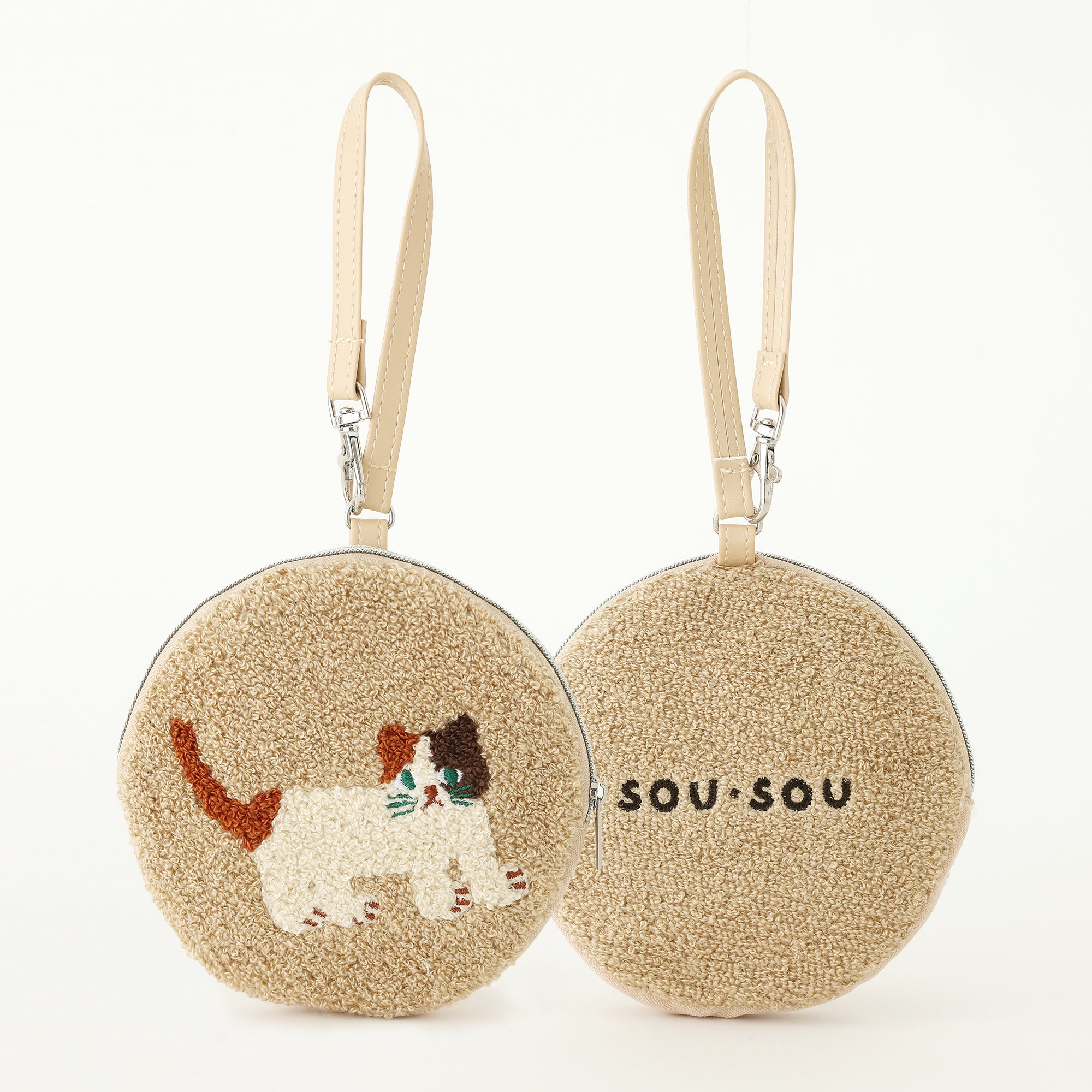 SOU・SOU× 성품 서점 삼모 고양이 파우치 & 에코 백/지
