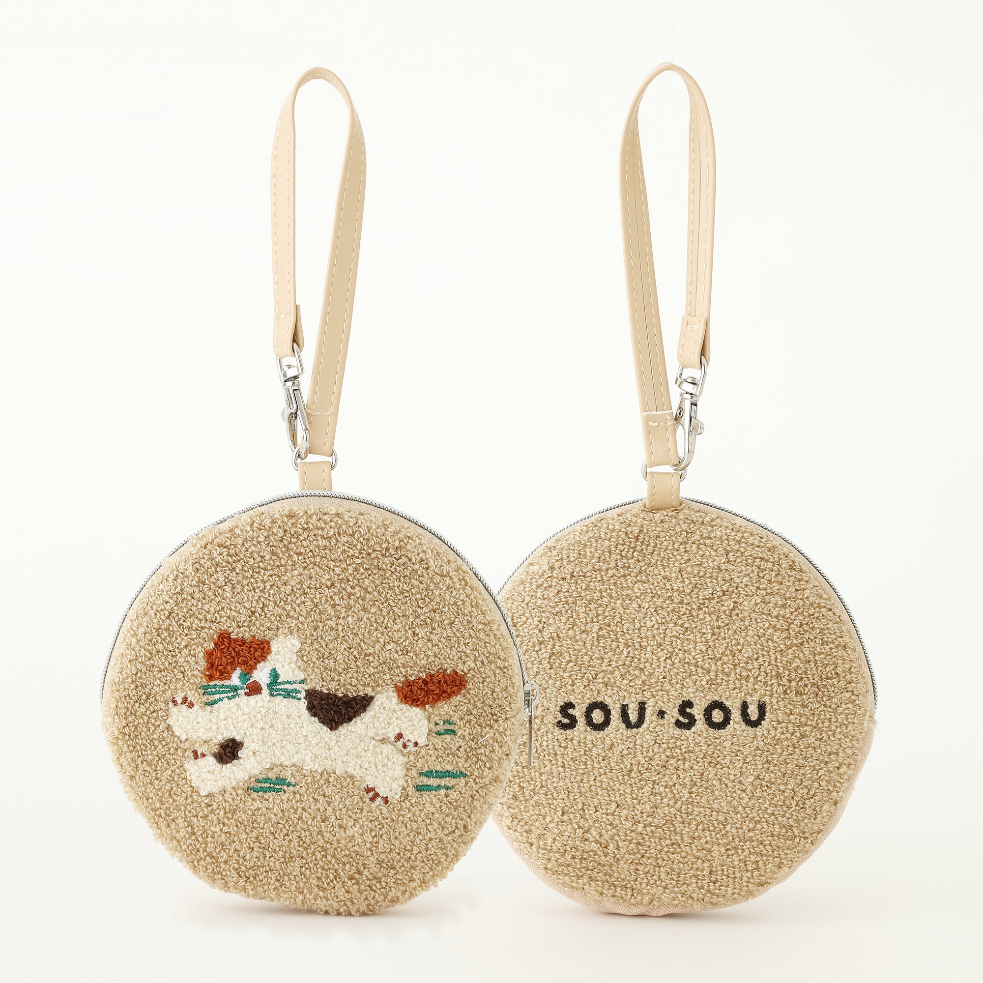 SOU・SOU× 성품 서점 삼모 고양이 파우치 & 에코 백 / 달리기