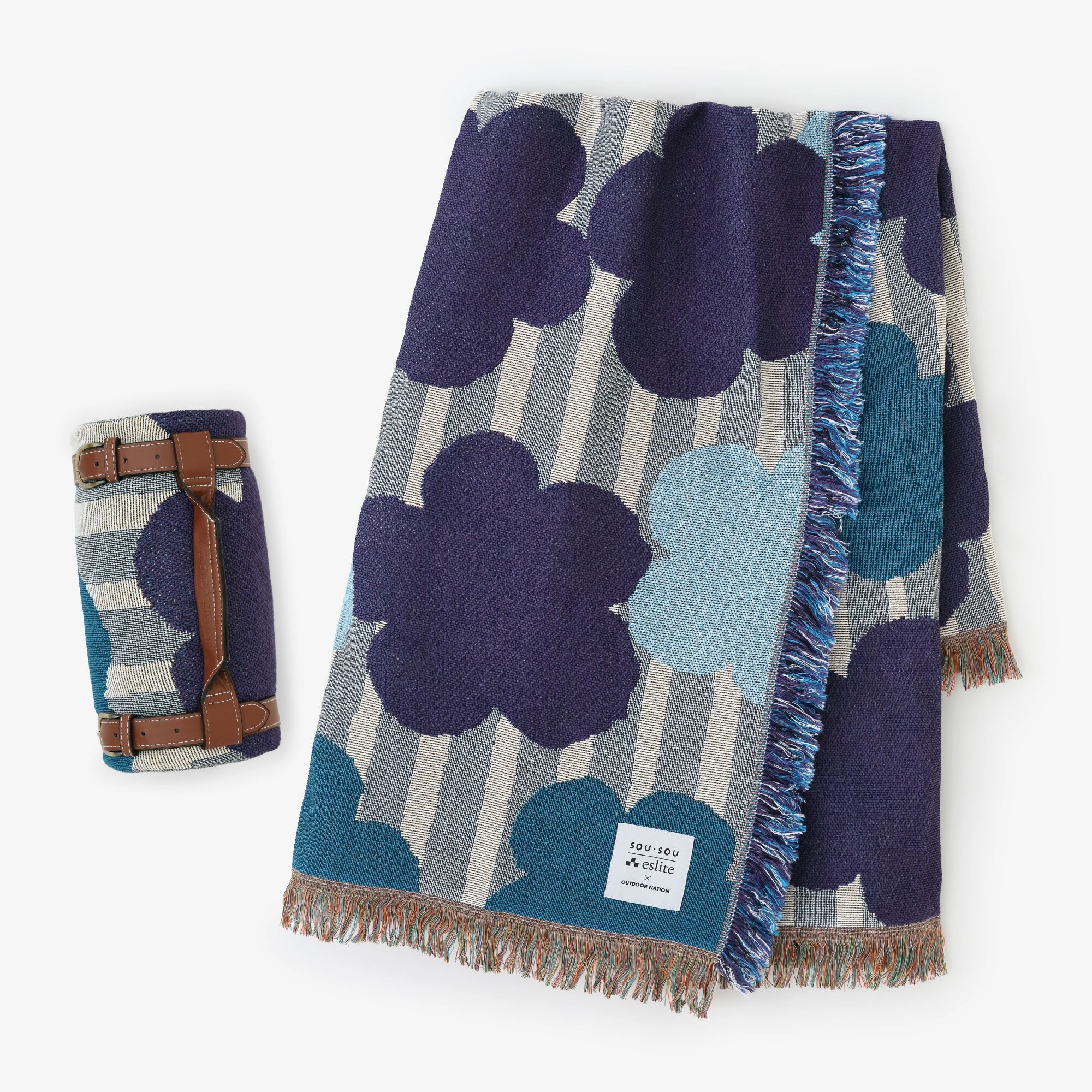 SOU・SOU×Couverture de pique-nique de la librairie Eslite/Fushiba Sky Rose