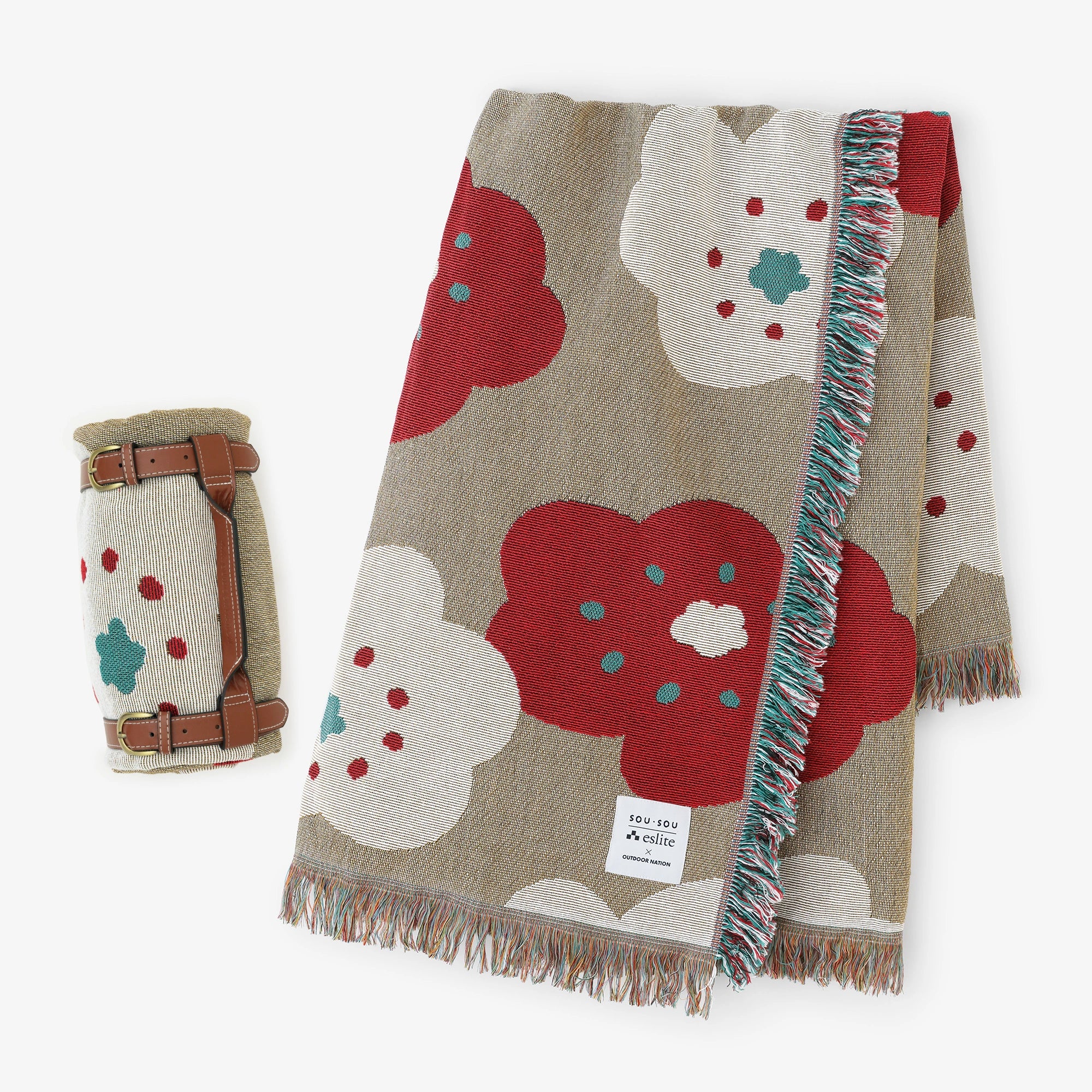 SOU・SOU×Couverture de pique-nique/sourire de la librairie Eslite