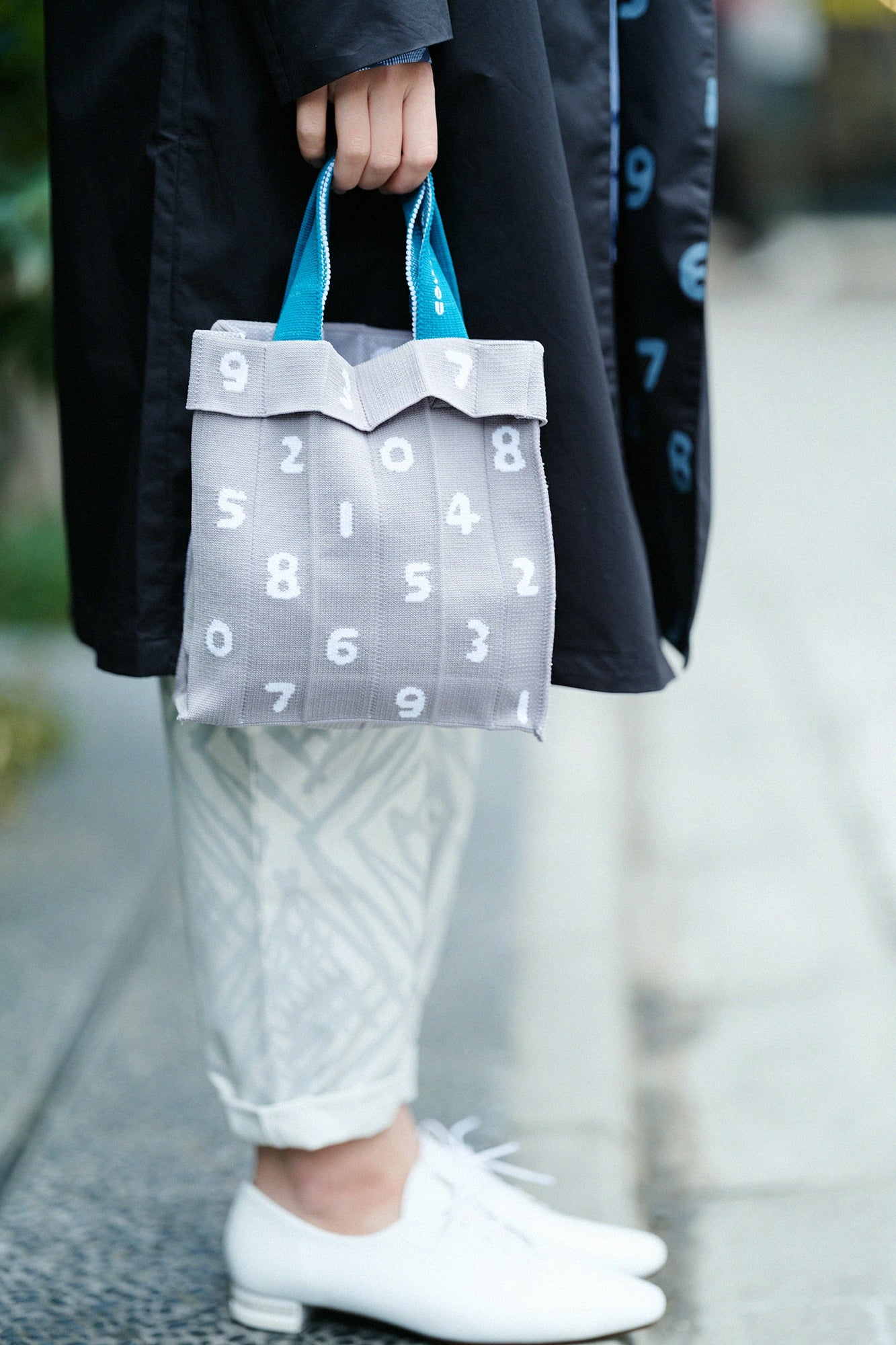 SOU・SOU×KNT365 Bag Co-Knitty / SO-SU-U Light Ink Grey