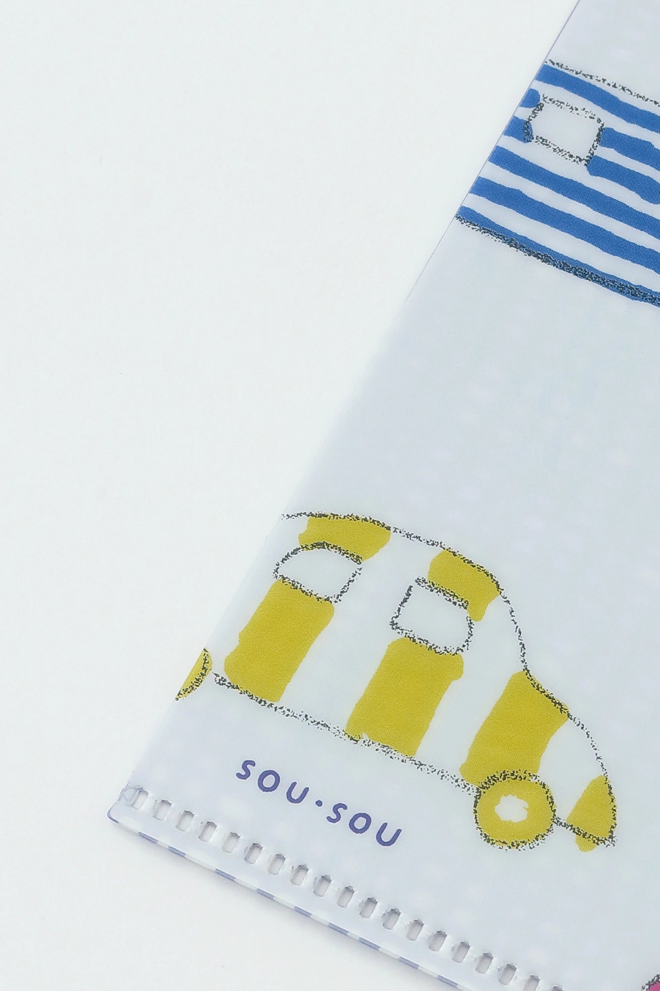 SOU・SOU×PHP-Forschungsinstitut A5-Klarsichthülle / Jidosha 