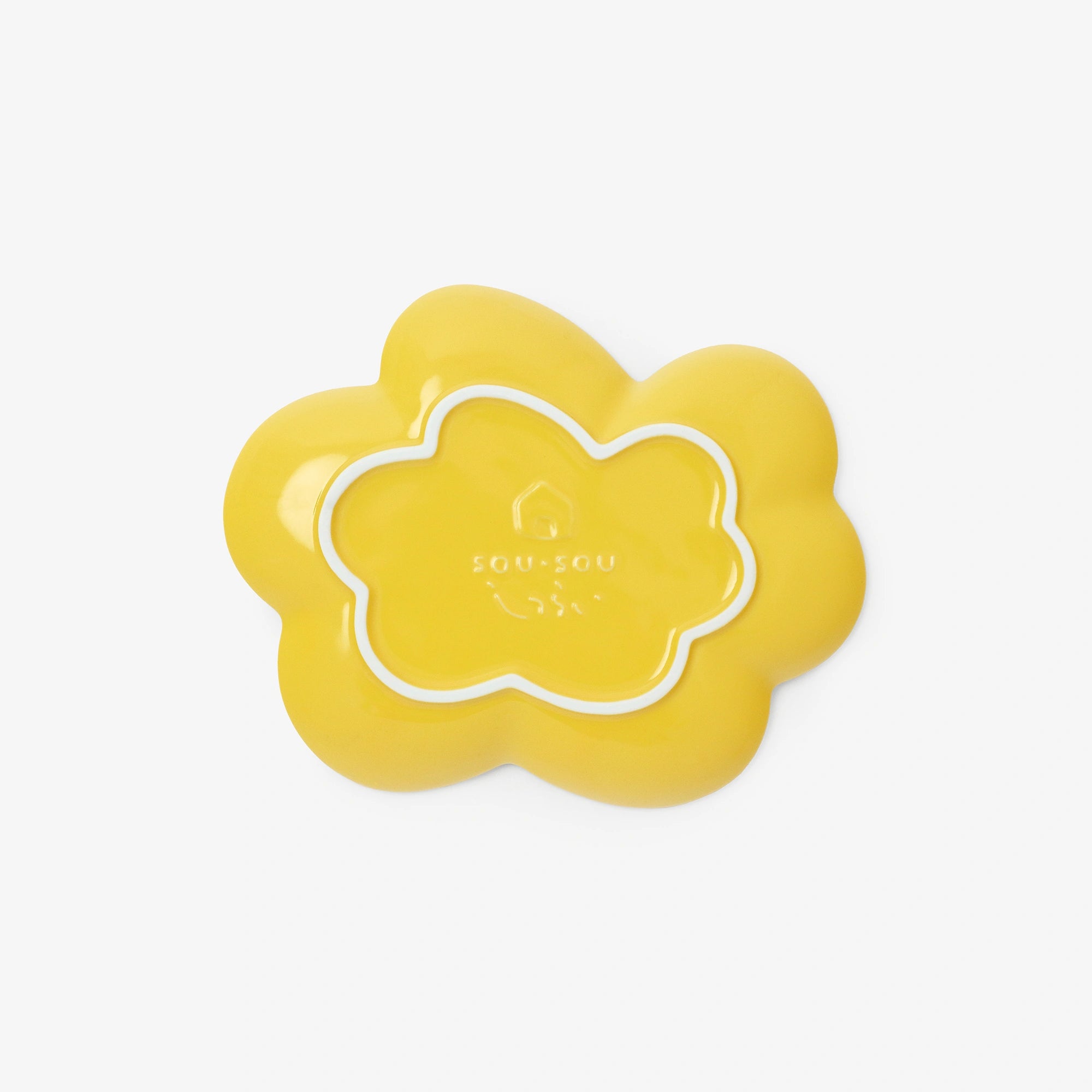 SOU・SOU Shitsurai Mino Ware Smile Flower Plate／Small