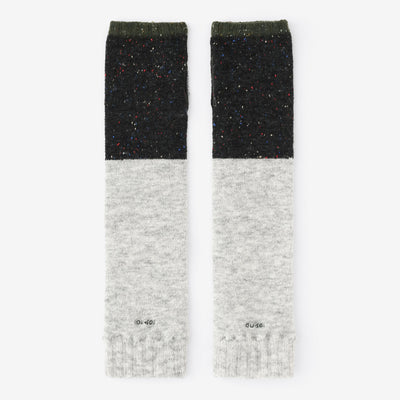 兔毛混紡 袖套／橄欖綠2