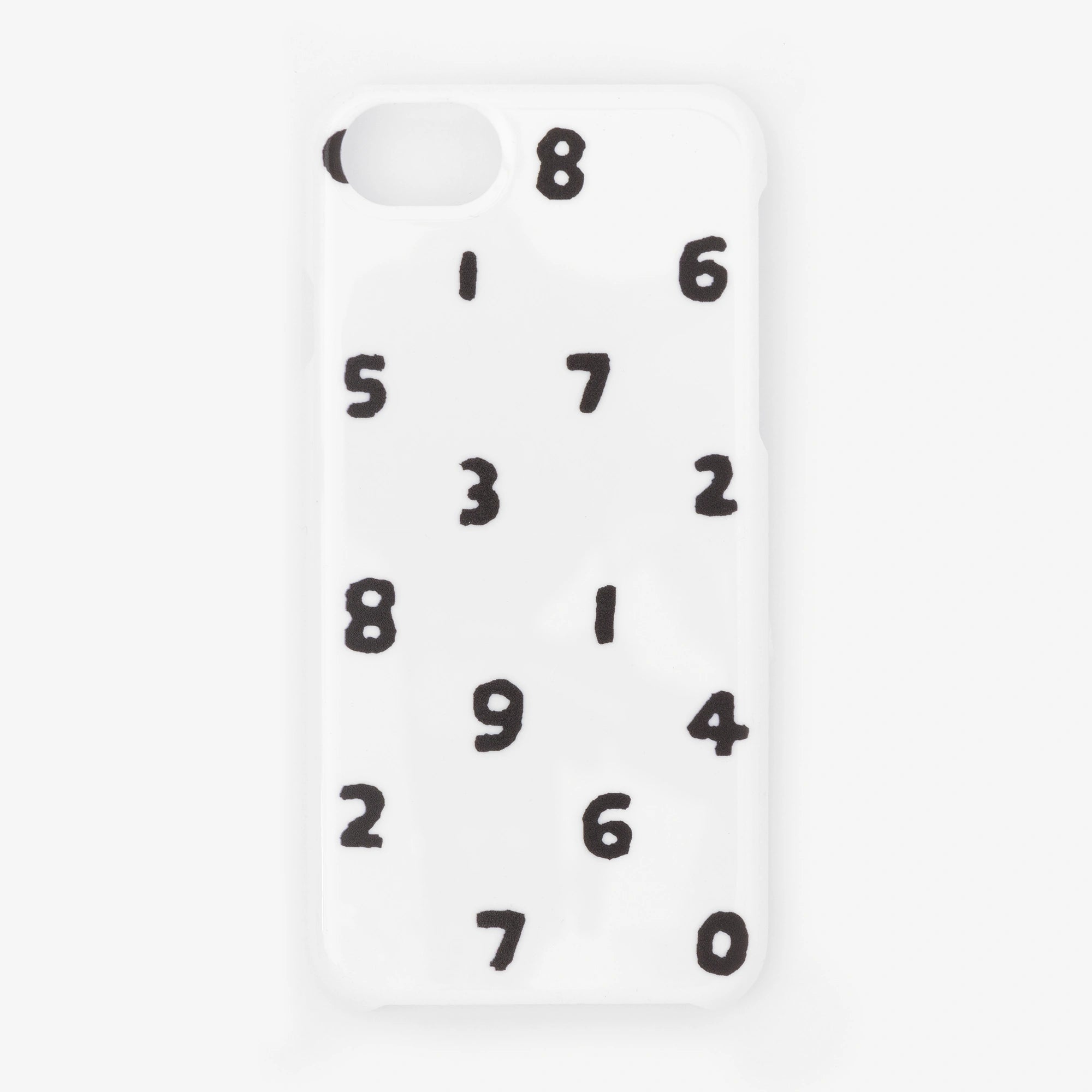 iPhone_6/6s/7/8/SE（第二代和第三代）  手機殼／SO-SU-U十數 白色