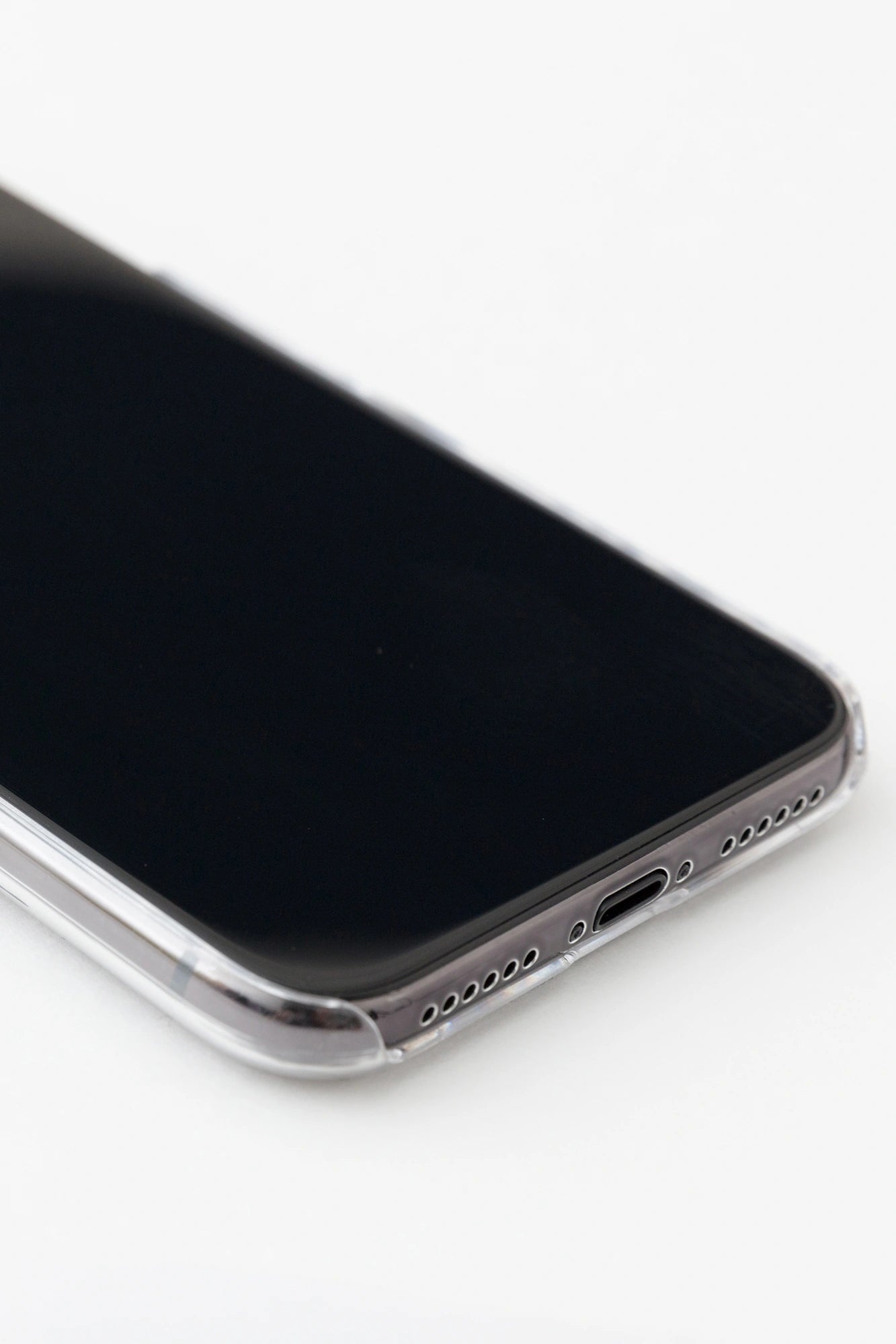 【net限定】iPhone_XS_Max テキスタイルカバー／クリア・SO-SU-U 濡羽色（ぬればいろ）▲