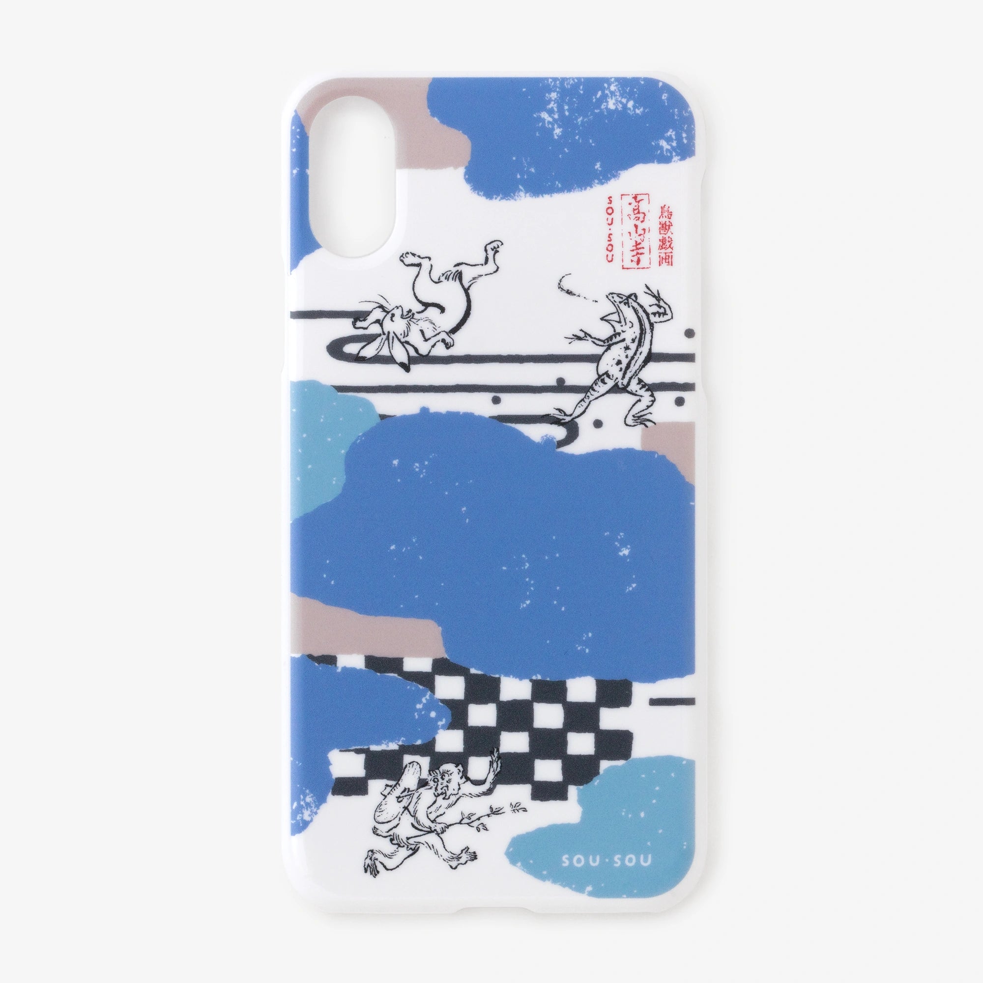 [สุทธิเท่านั้น] ปกผ้า iPhone_XS_Max / Kumo และ Chojugiga▲