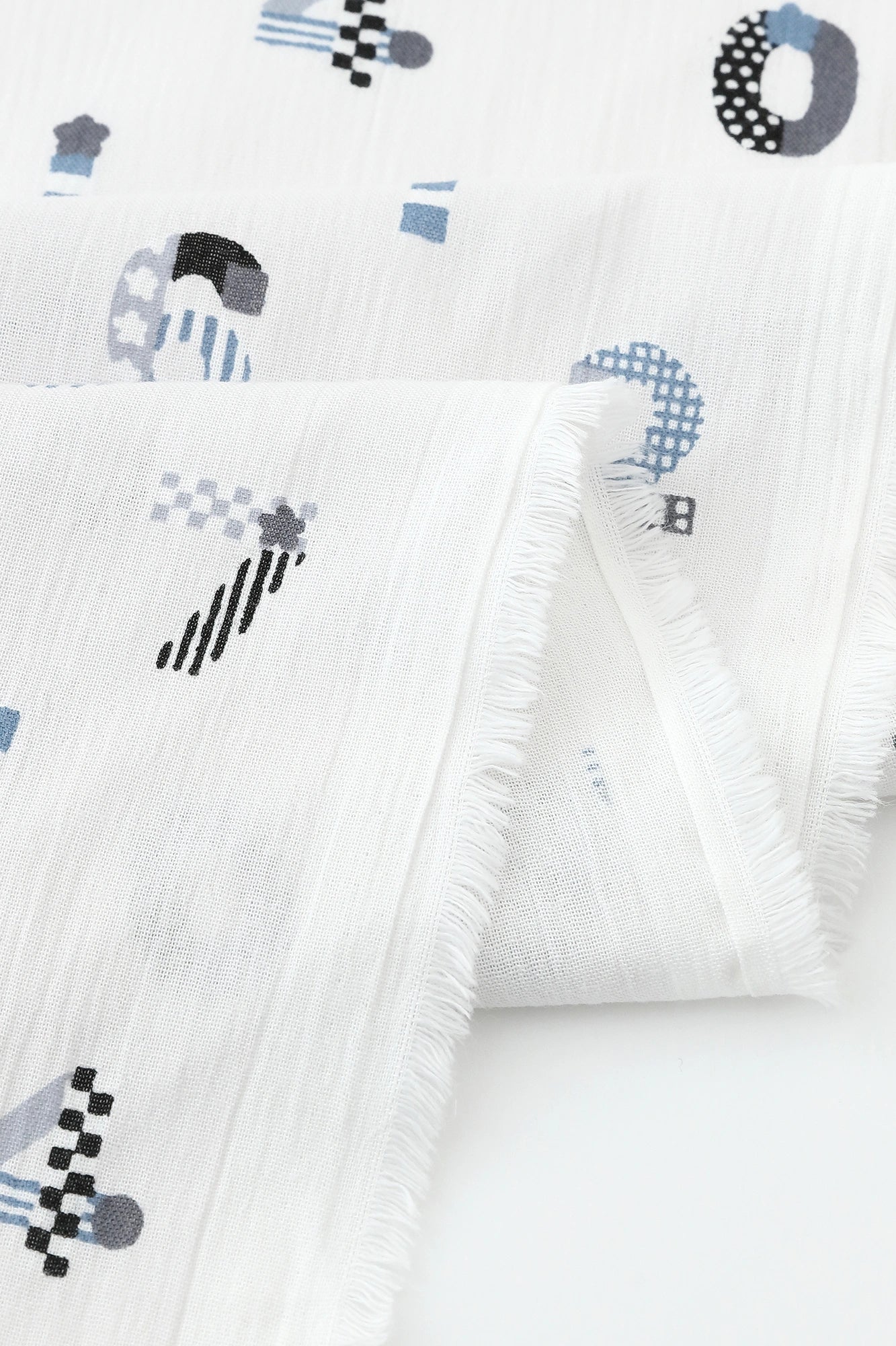 Textile sold in cuts （Chizimi Cotton Sakao Orimono)／SO-SU-U in Celebration ▲
