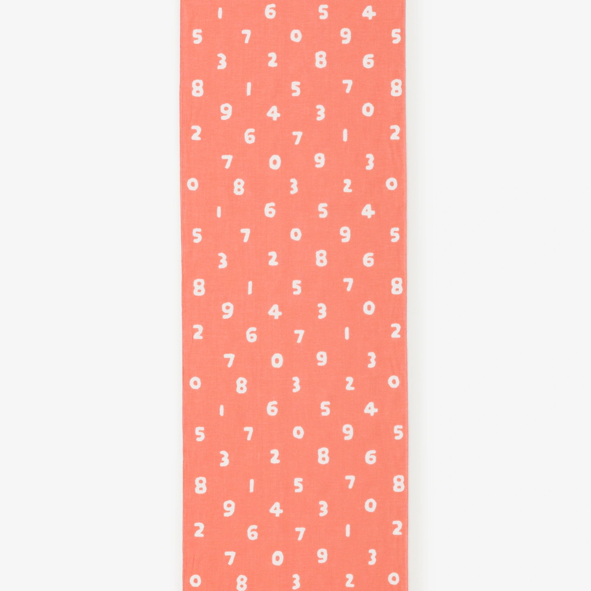 布料剪裁販售 （伊勢木棉 手巾布料）／ SO-SU-U十數 粉橙色＜50cm＞