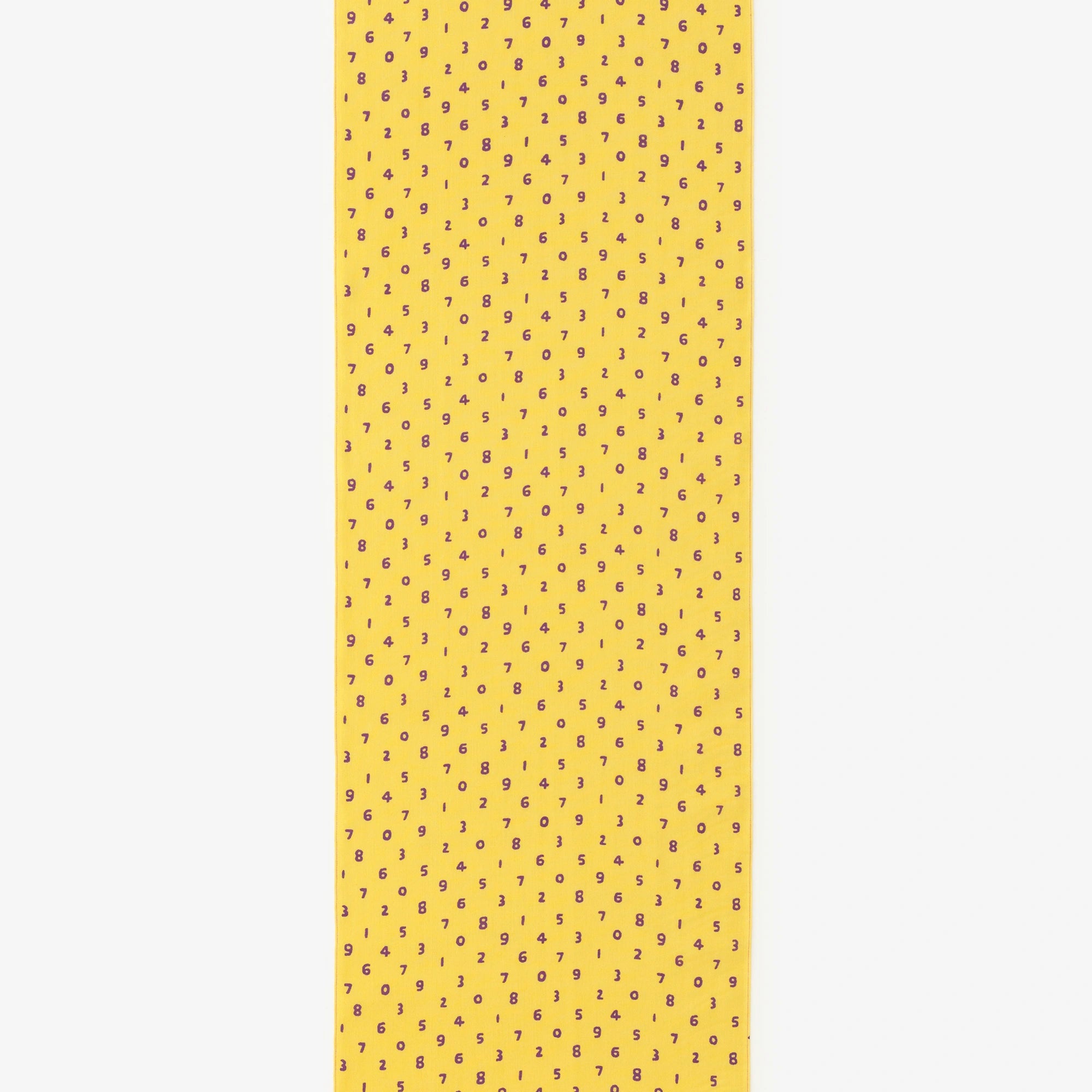 布料剪裁販售 （伊勢木棉 手巾布料）／迷你SO-SU-U十數 黄色 ＜50cm＞