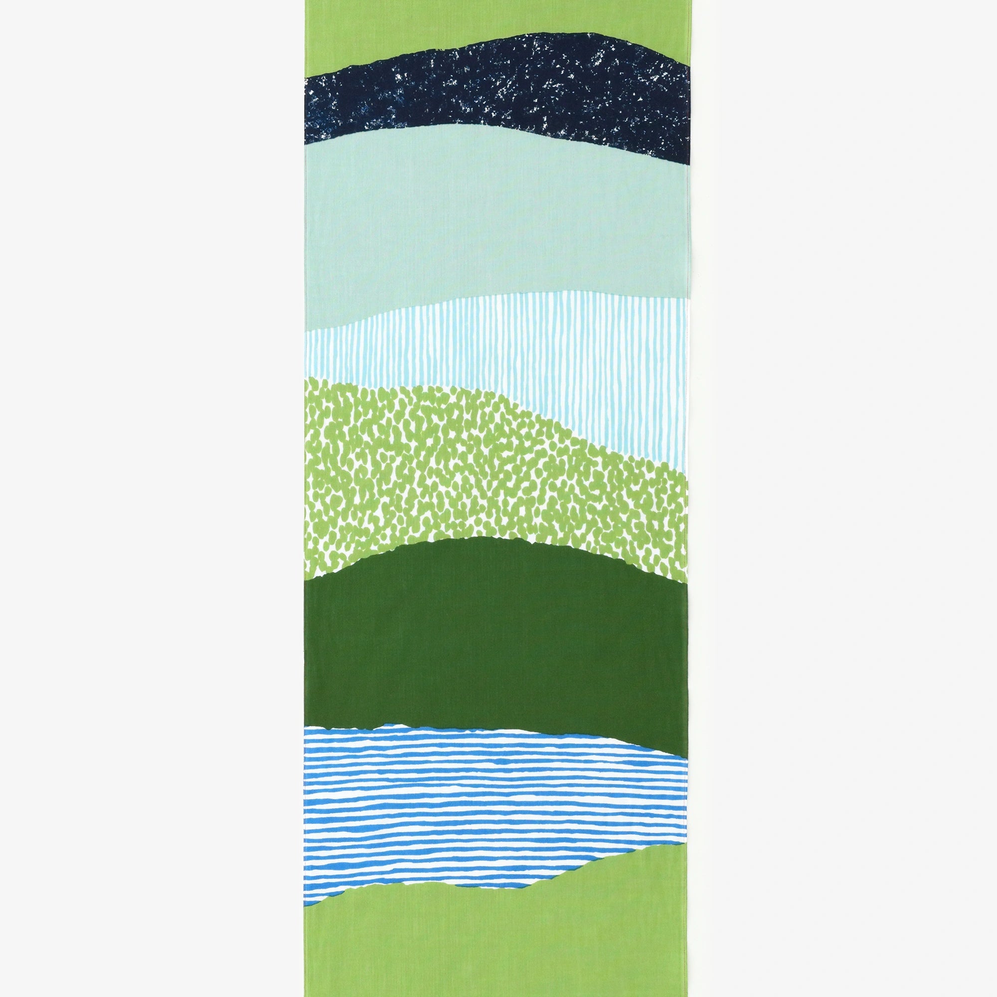 布料剪裁販售 （伊勢木棉 手巾布料）／東山三十六峰 蒼蒼＜50cm＞