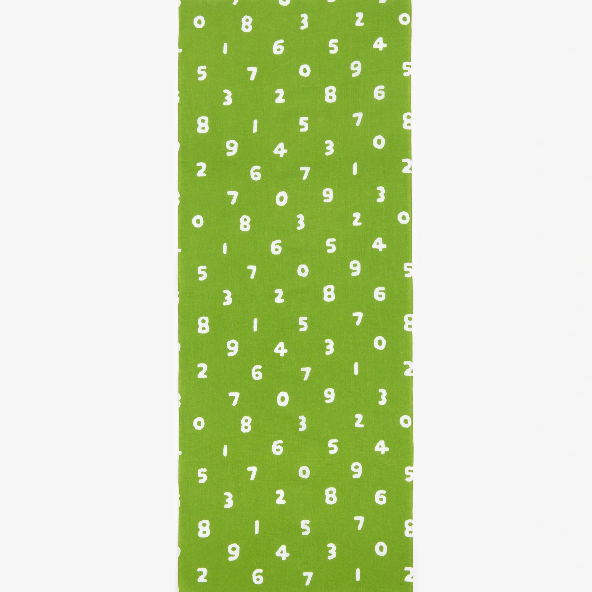 布料剪裁販售 （伊勢木棉 手巾布料）／SO-SU-U十數 黃綠色＜50cm＞