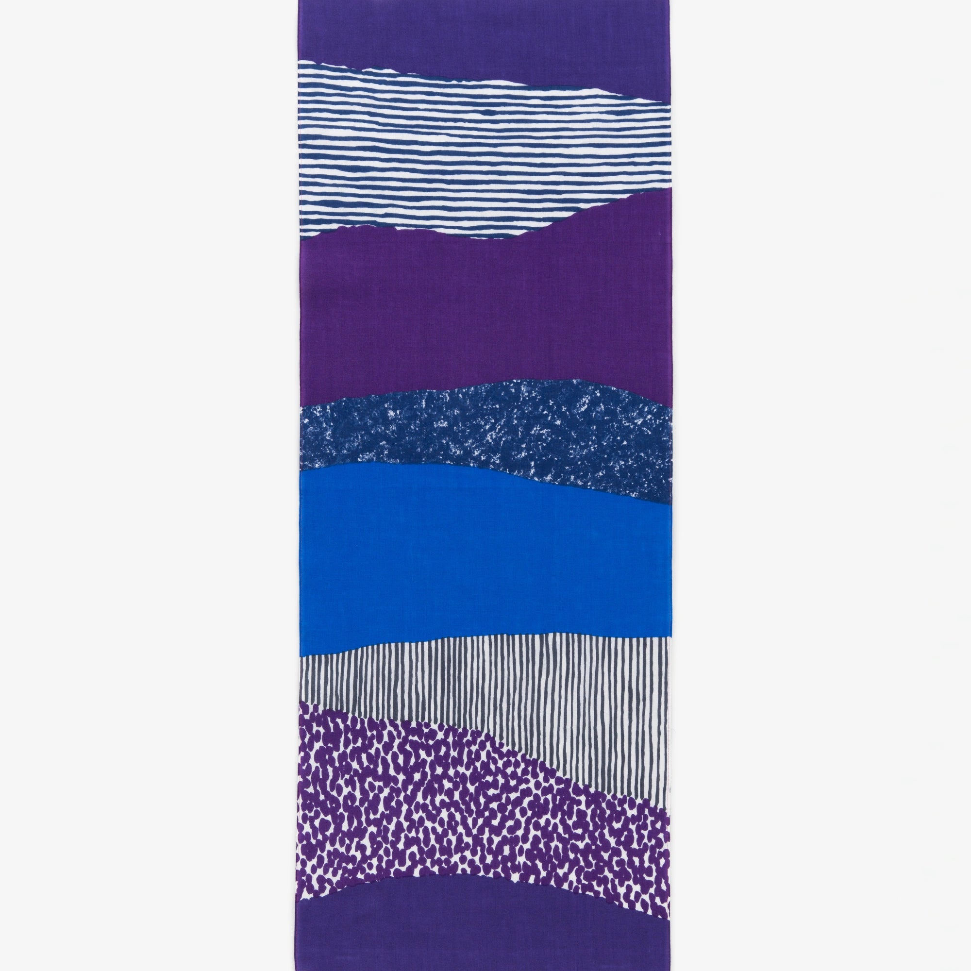 布料剪裁販售 （伊勢木棉 手巾布料）／東山三十六峰 紫翠＜50cm＞
