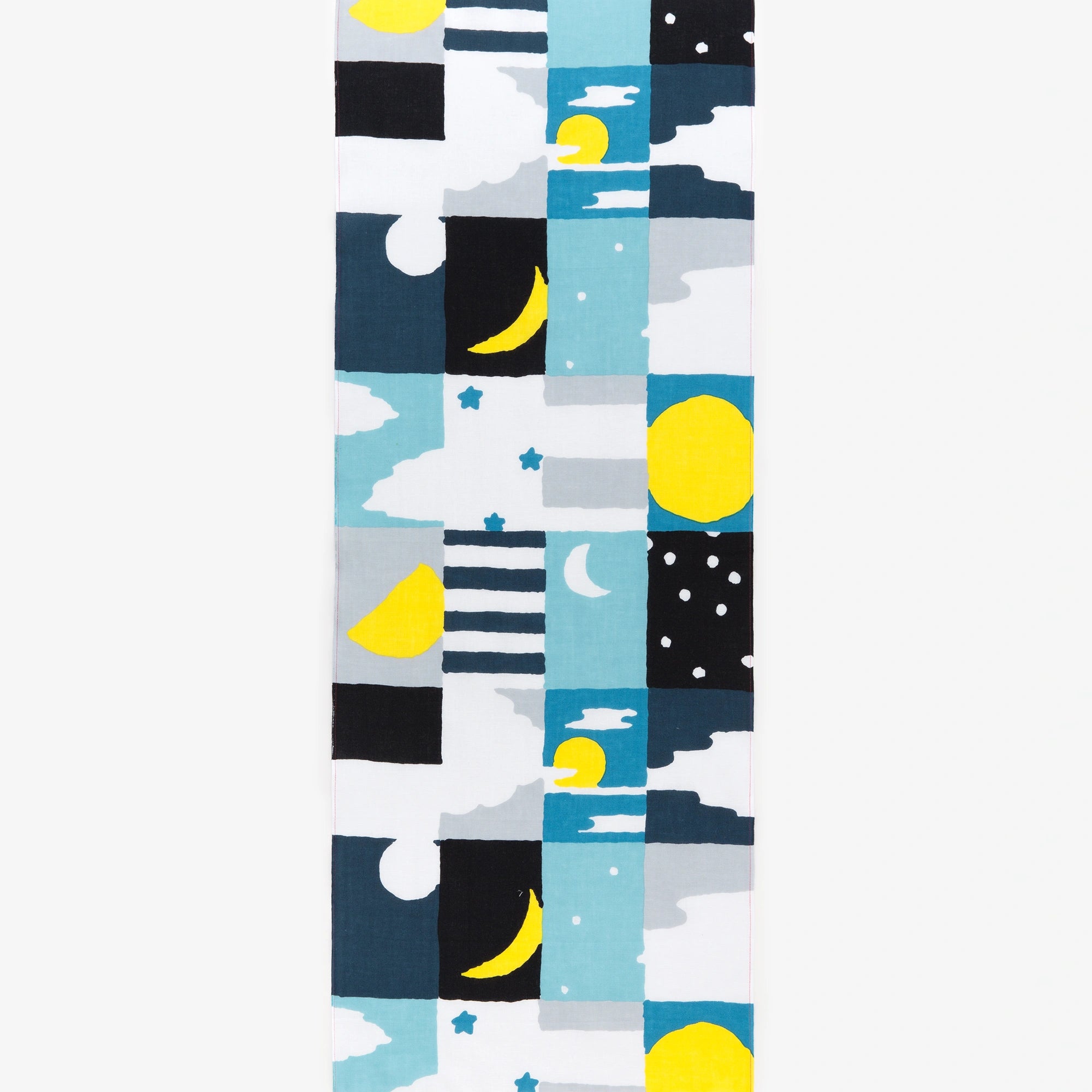 Textile Sold in Cuts (Isemomen Handkerchief)／Moon and Stars＜50cm＞