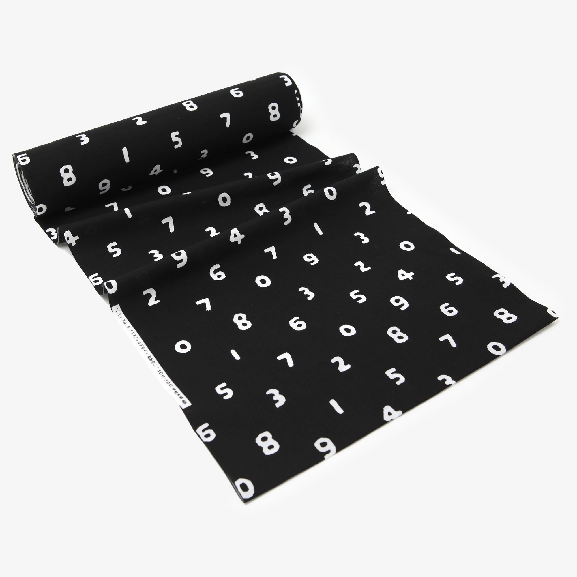 布料剪裁贩售（伊势木绵：特冈）／SO-SU-U十数黑色＜50cm＞