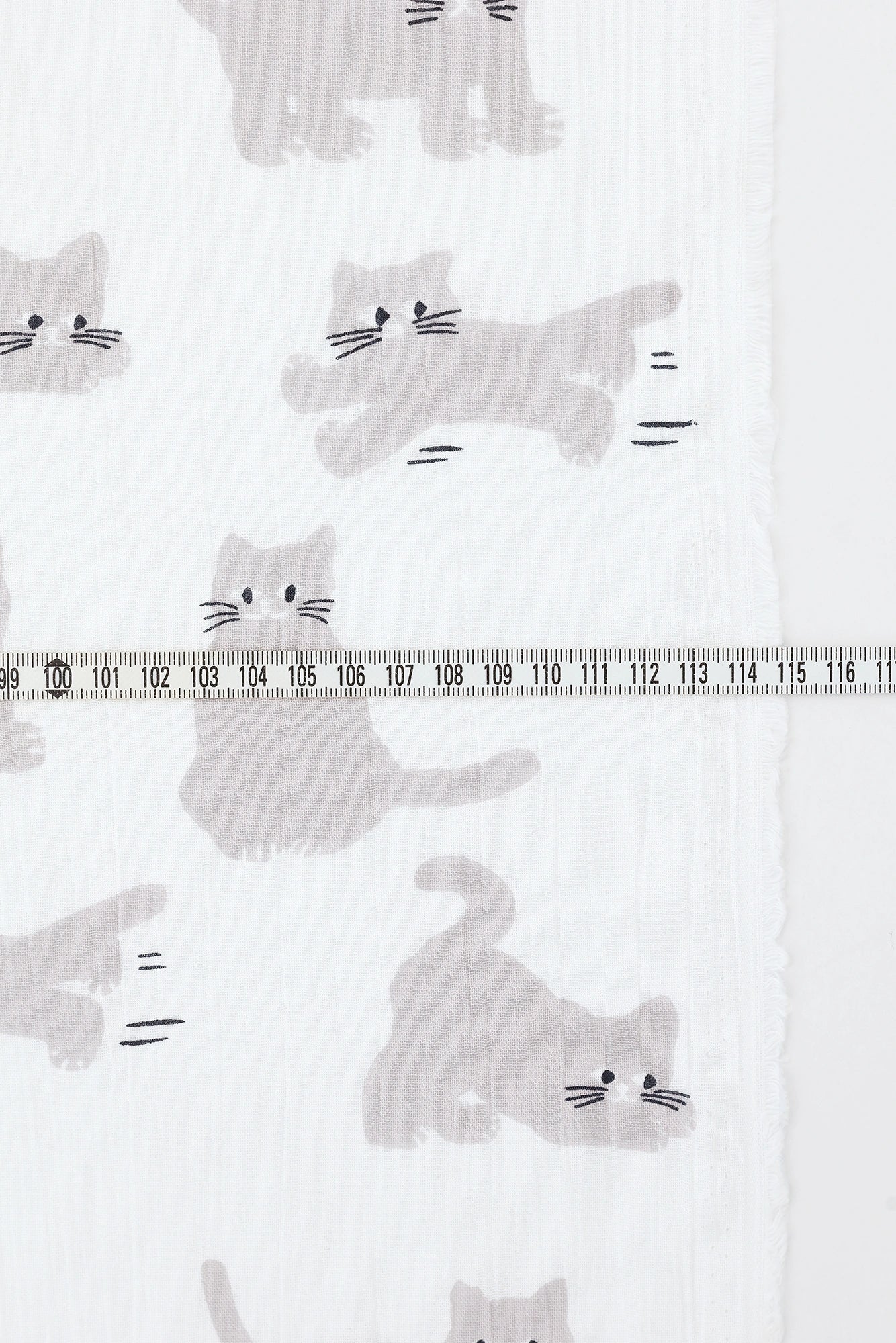 テキスタイル計り売り （高島縮 坂尾織物）／ねこ 小＜50cm＞
