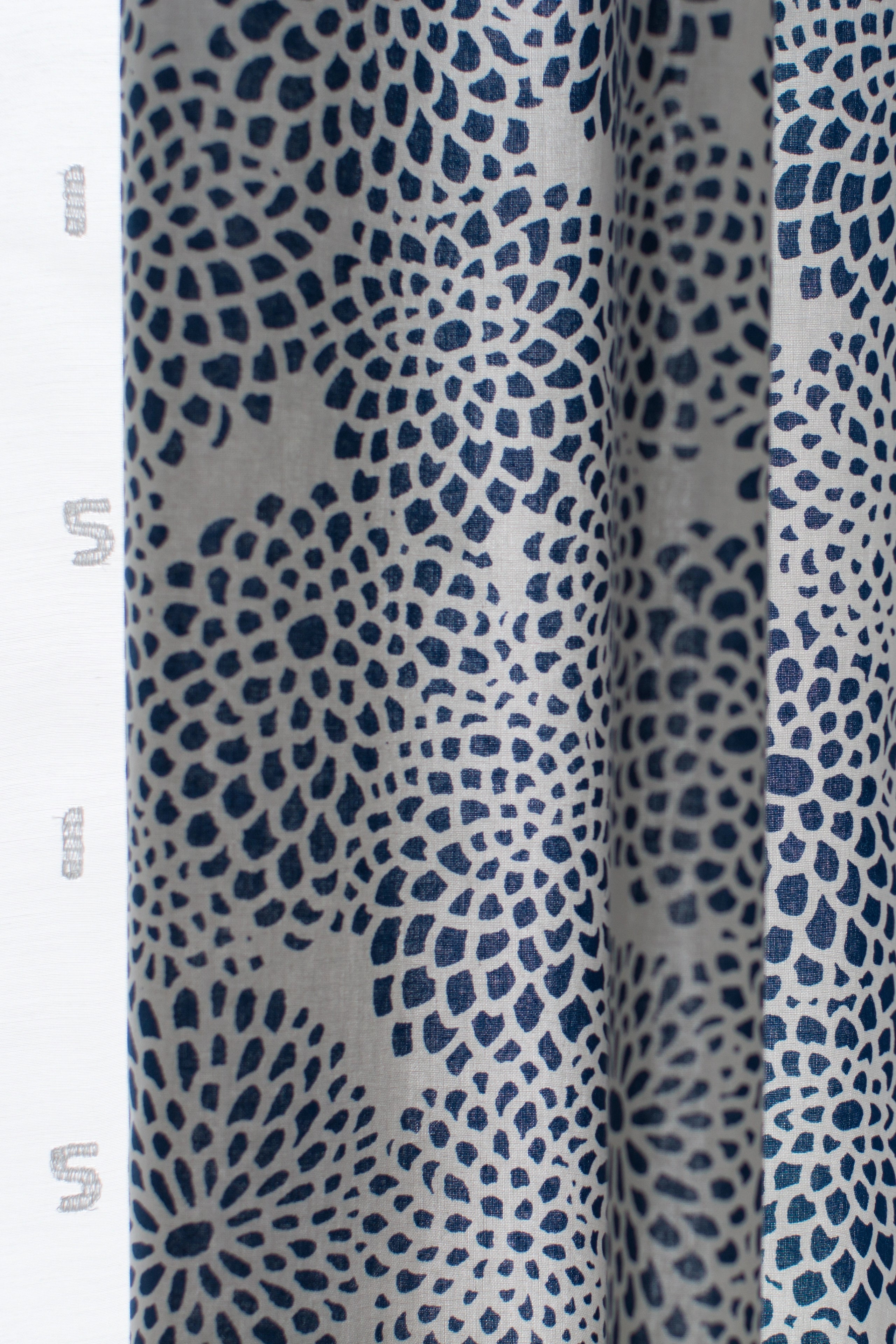 텍스타일 원단 (21st Plain 직조)/국화 아이보리색<50cm>
