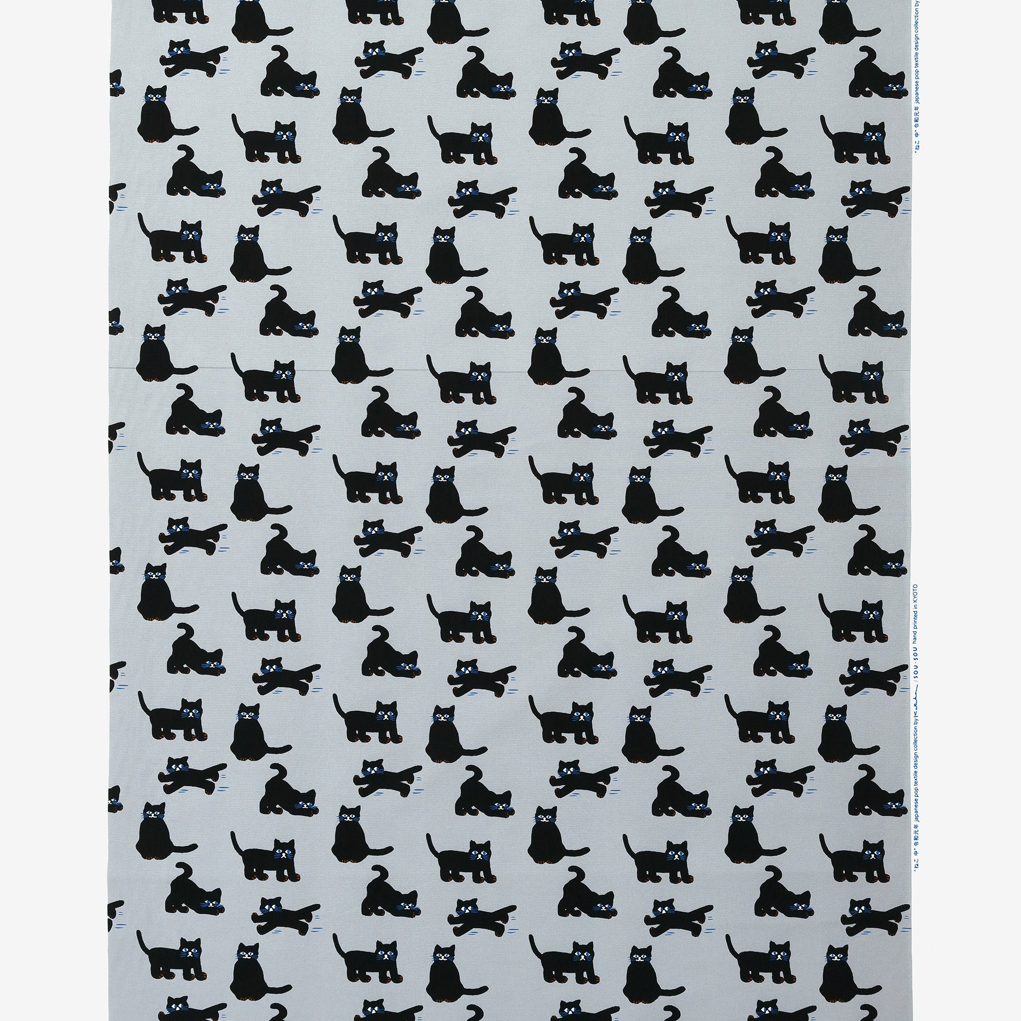 テキスタイル計り売り （8号帆布）／ねこ＜50cm＞