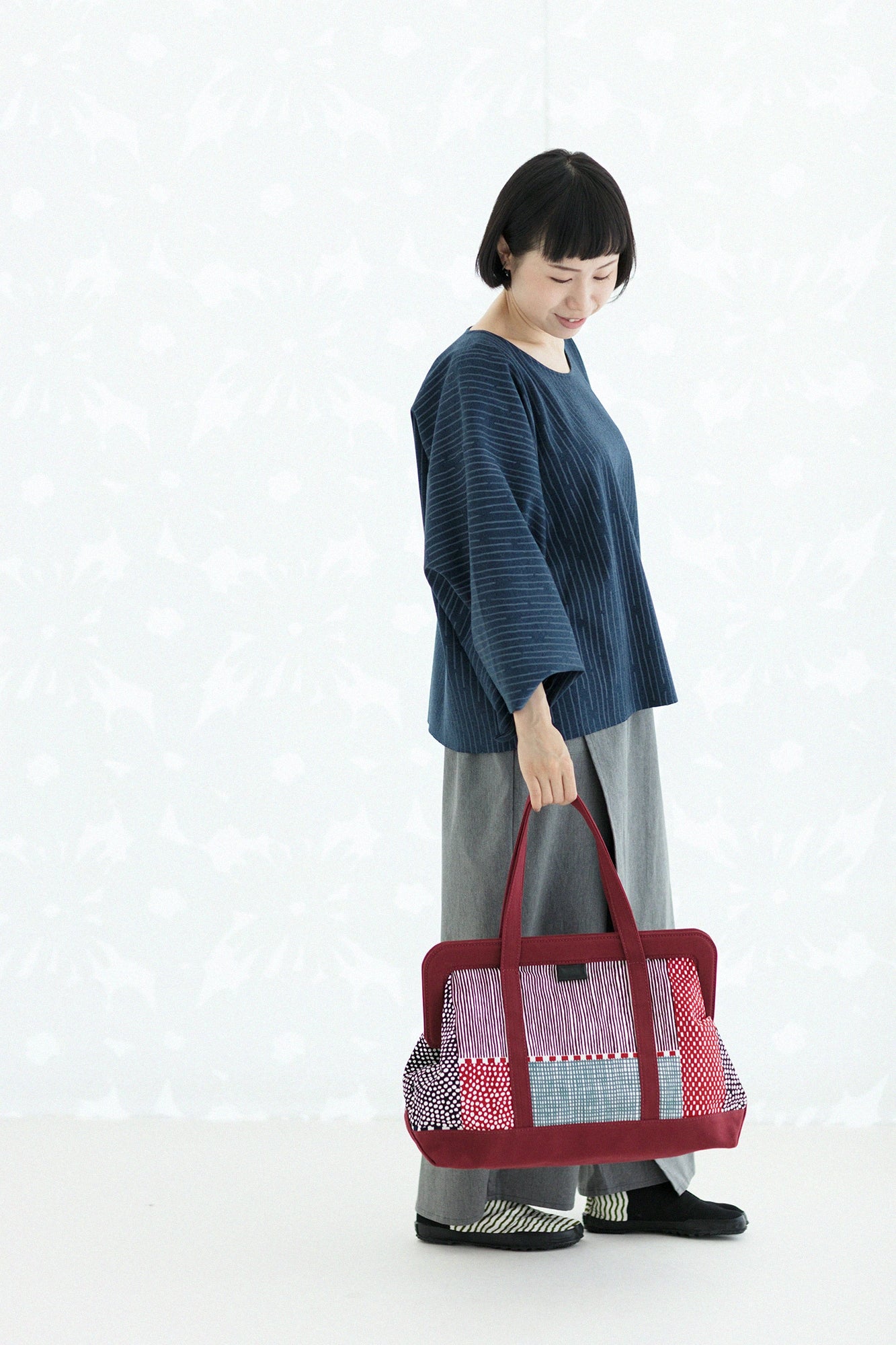 SOU・SOU×Y’SACCS Tote Gama Large/Magasane