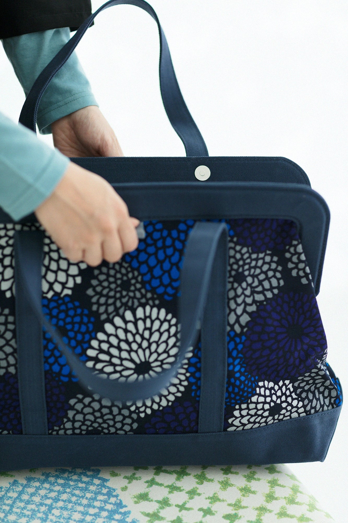 SOU・SOU×Y’SACCS Tote Gama Large/Chrysanthemum Full